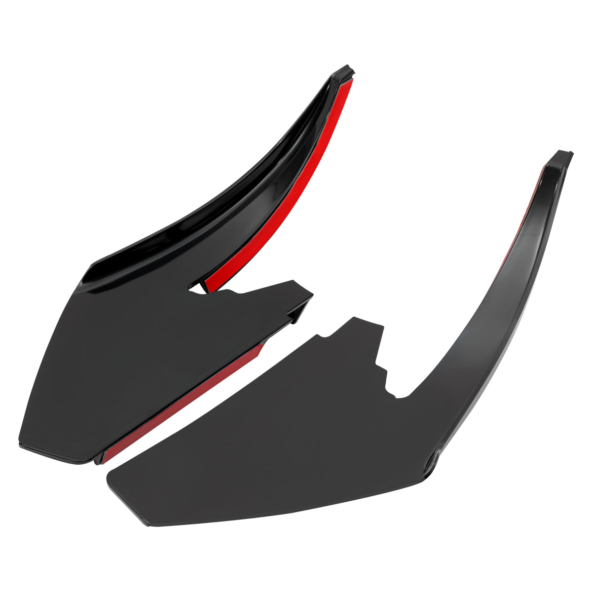 2018-2022 Ford Mustang GT/Ecoboost Lower Dive Front Bumper Canards Trims