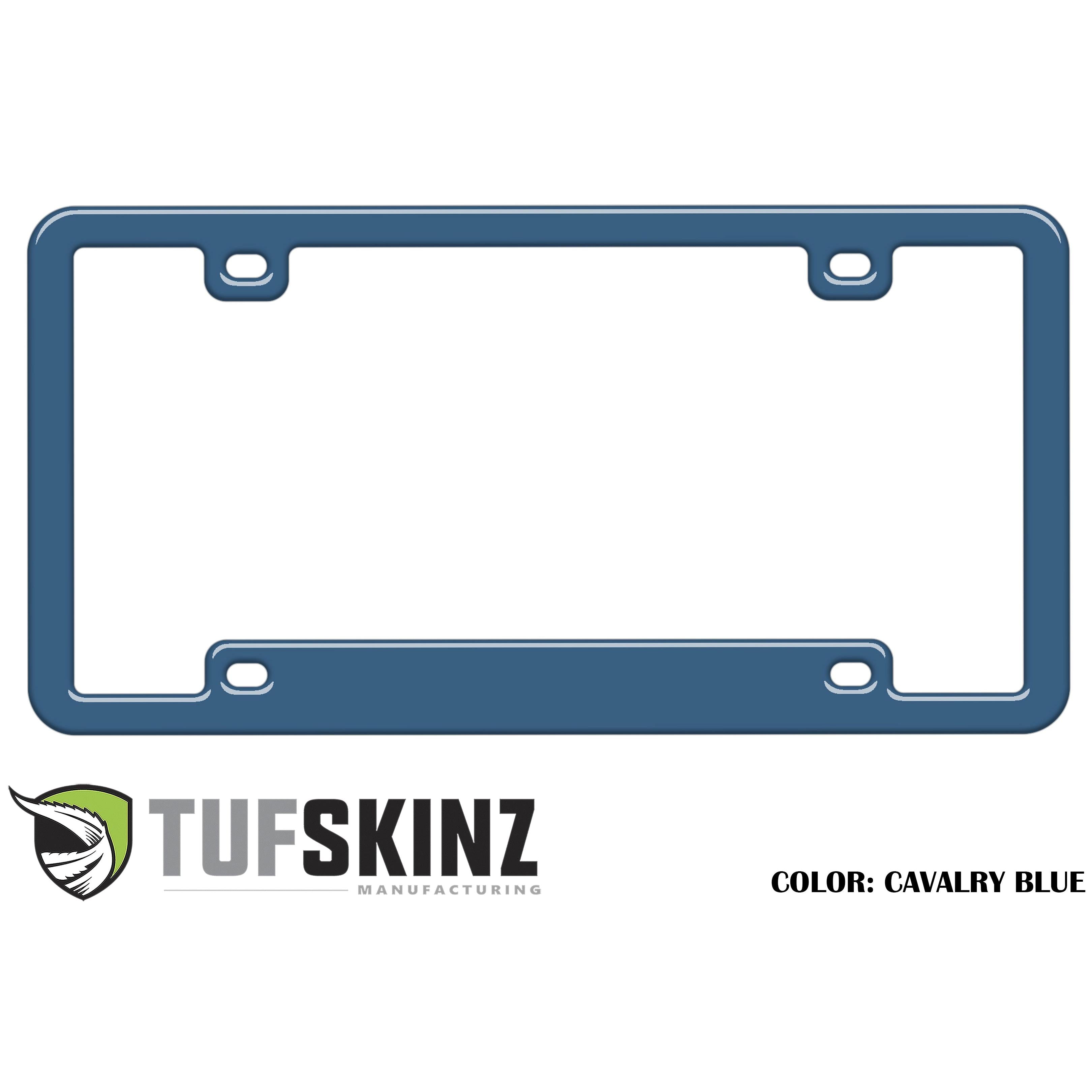 License Plate Frame Accent Trim Fits 0-0 Universal *OE Color - Cavalry Blue