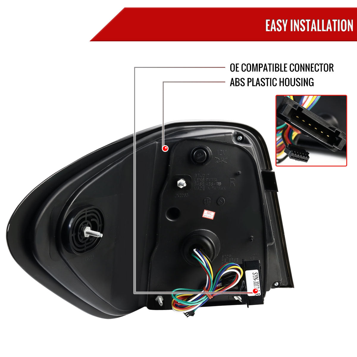 2006-2011 Mercedes Benz W164 ML Class LED Tail Lights (Chrome Housing/Smoked Lens)
