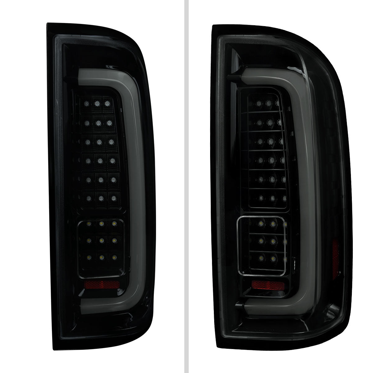 2015-2022 Chevrolet Colorado GMC Canyon Full LED Sequential Tail Lights (Glossy Black Housing / Smoked Lens)