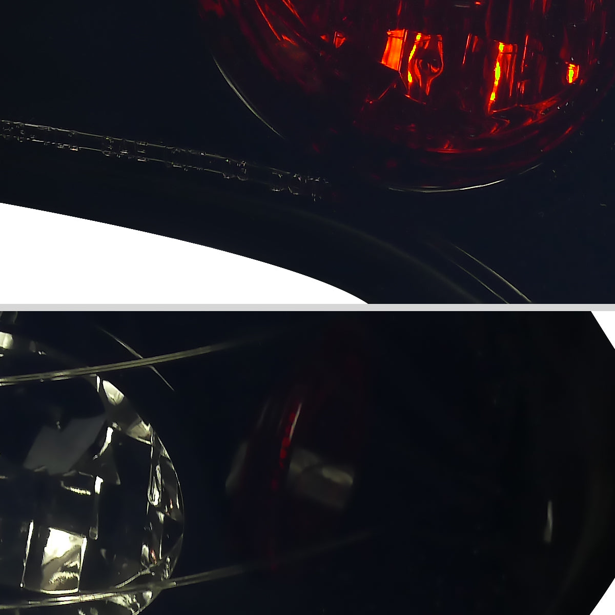 2006-2011 Honda Civic Sedan Tail Lights (Glossy Black Housing/Smoked Lens)