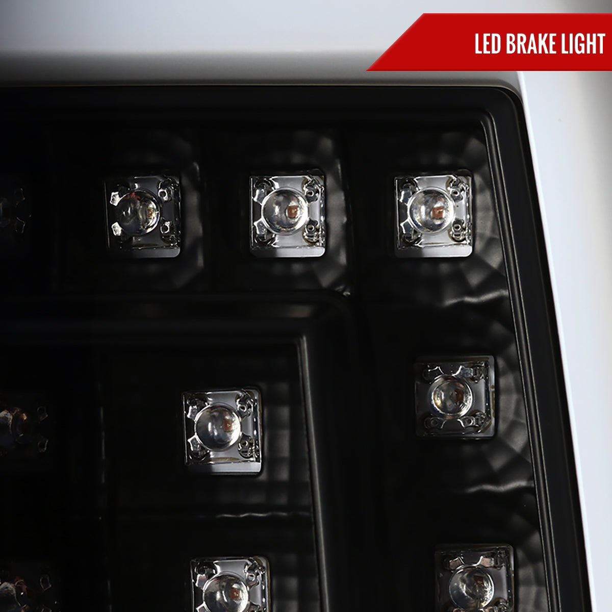 2000-2006 Chevrolet Suburban/Tahoe GMC Yukon/Yukon XL LED C Bar Tail Lights (Matte Black Housing/Clear Lens)