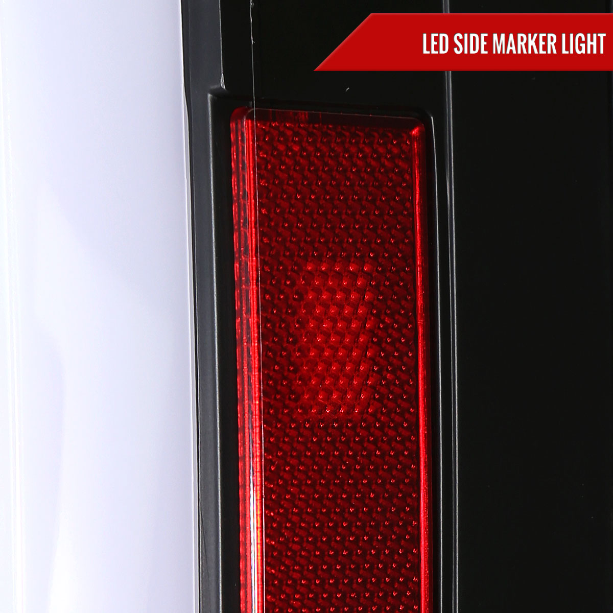 2007-2014 Chevrolet Tahoe/Suburban / 2007-2014 GMC Yukon/Yukon Denali LED Sequential Turn Signal Tail Lights (Matte Black Housing/Clear Lens)