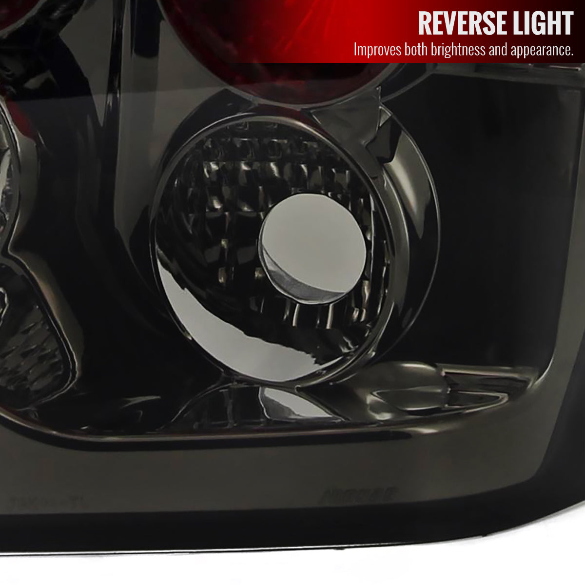 2005-2006 Jeep Grand Cherokee Tail Lights (Chrome Housing/Smoked Lens)