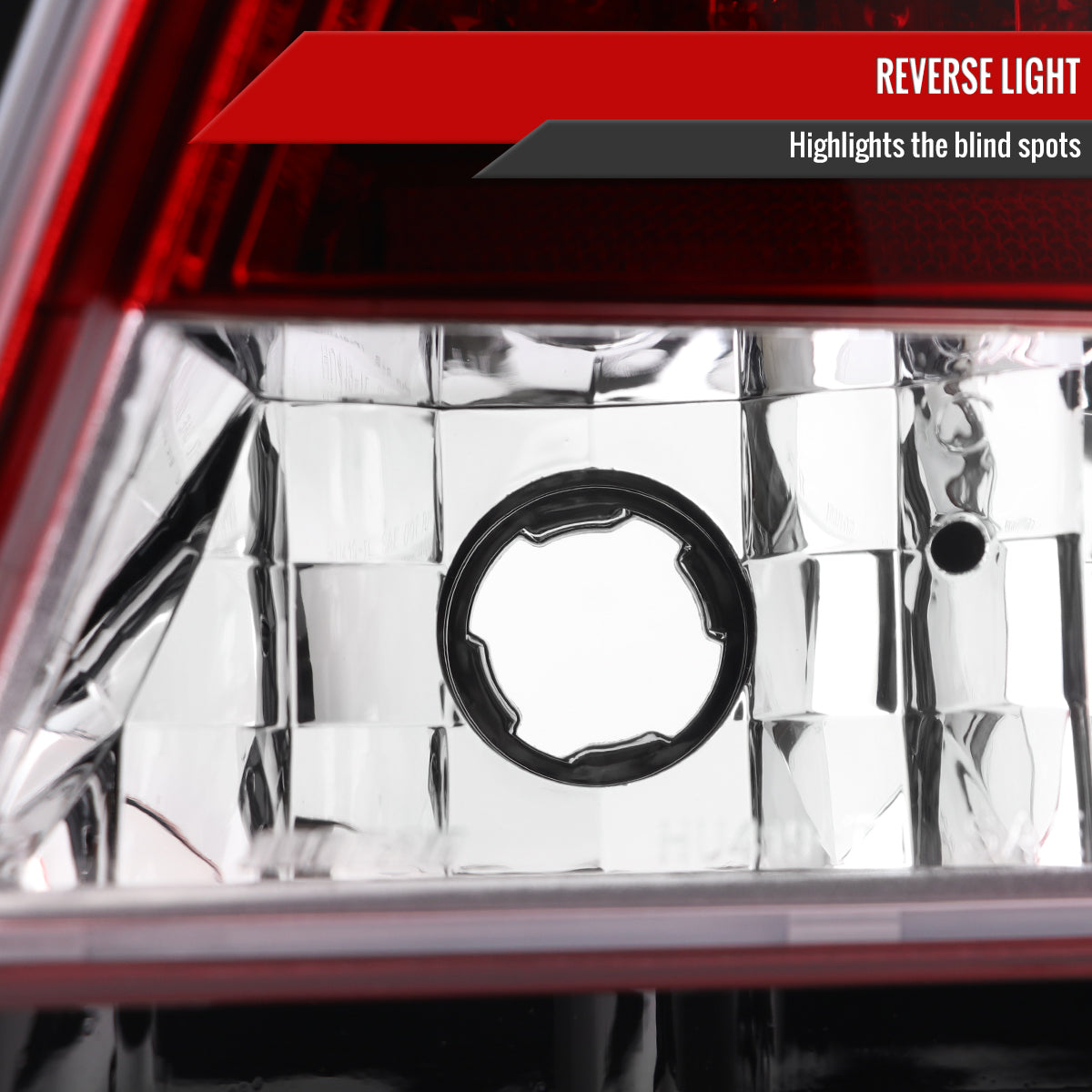 2001-2005 Lexus IS300 LED Tail Lights (Chrome Housing/Red Clear Lens)