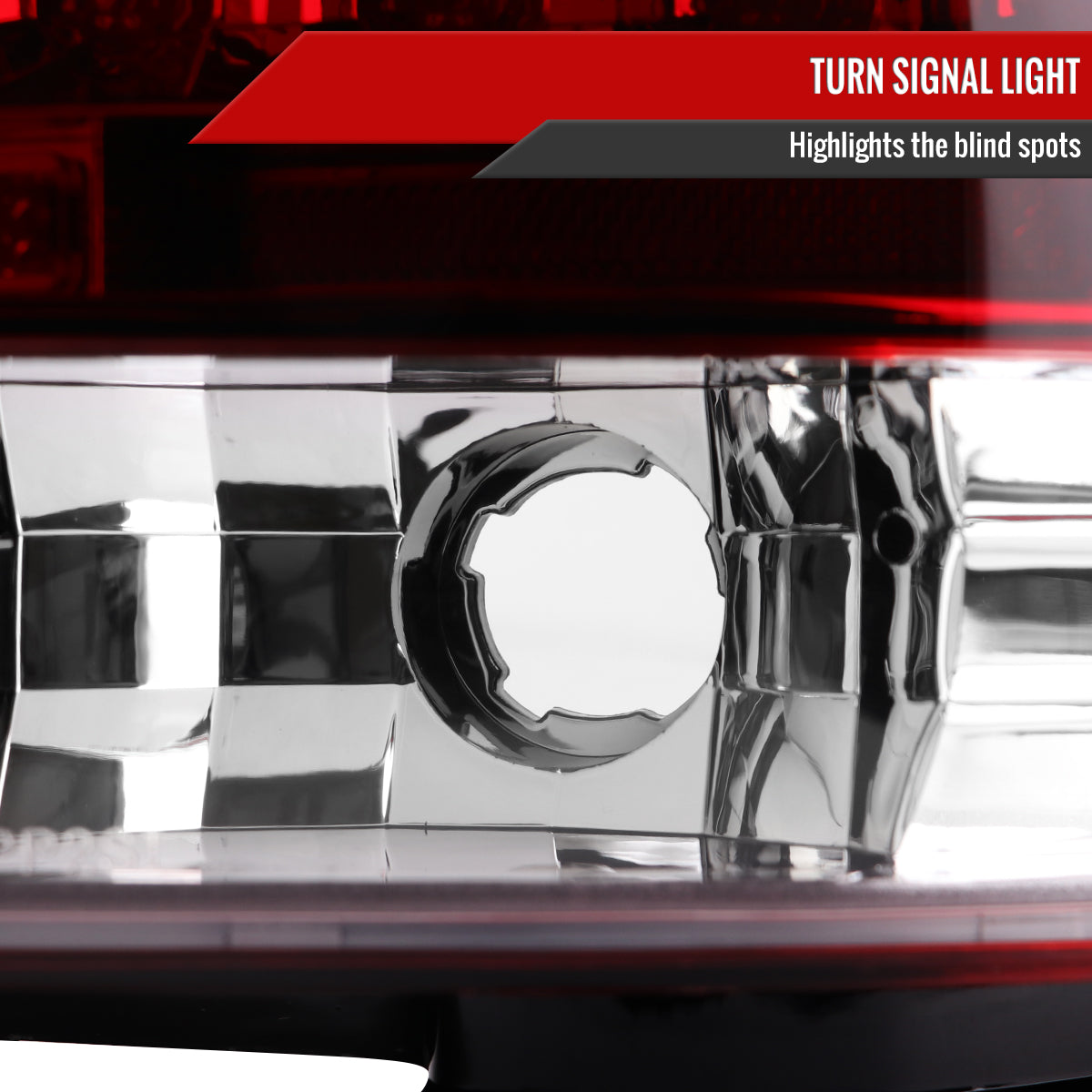 2001-2005 Lexus IS300 LED Tail Lights (Chrome Housing/Red Clear Lens)