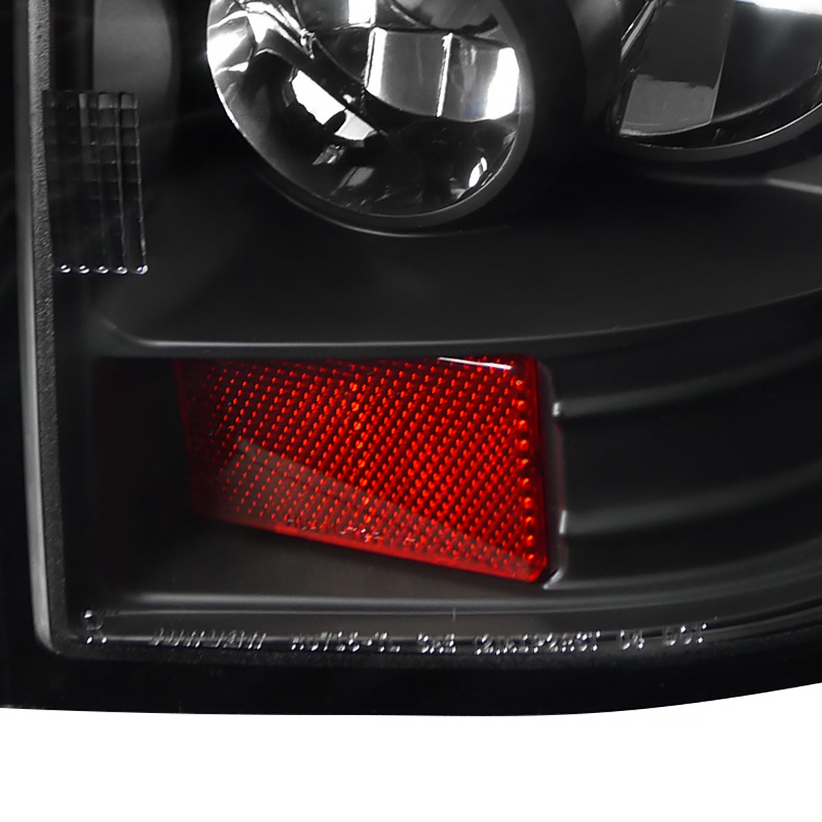 2005-2008 Dodge Magnum Tail Lights (Matte Black Housing/Clear Lens)