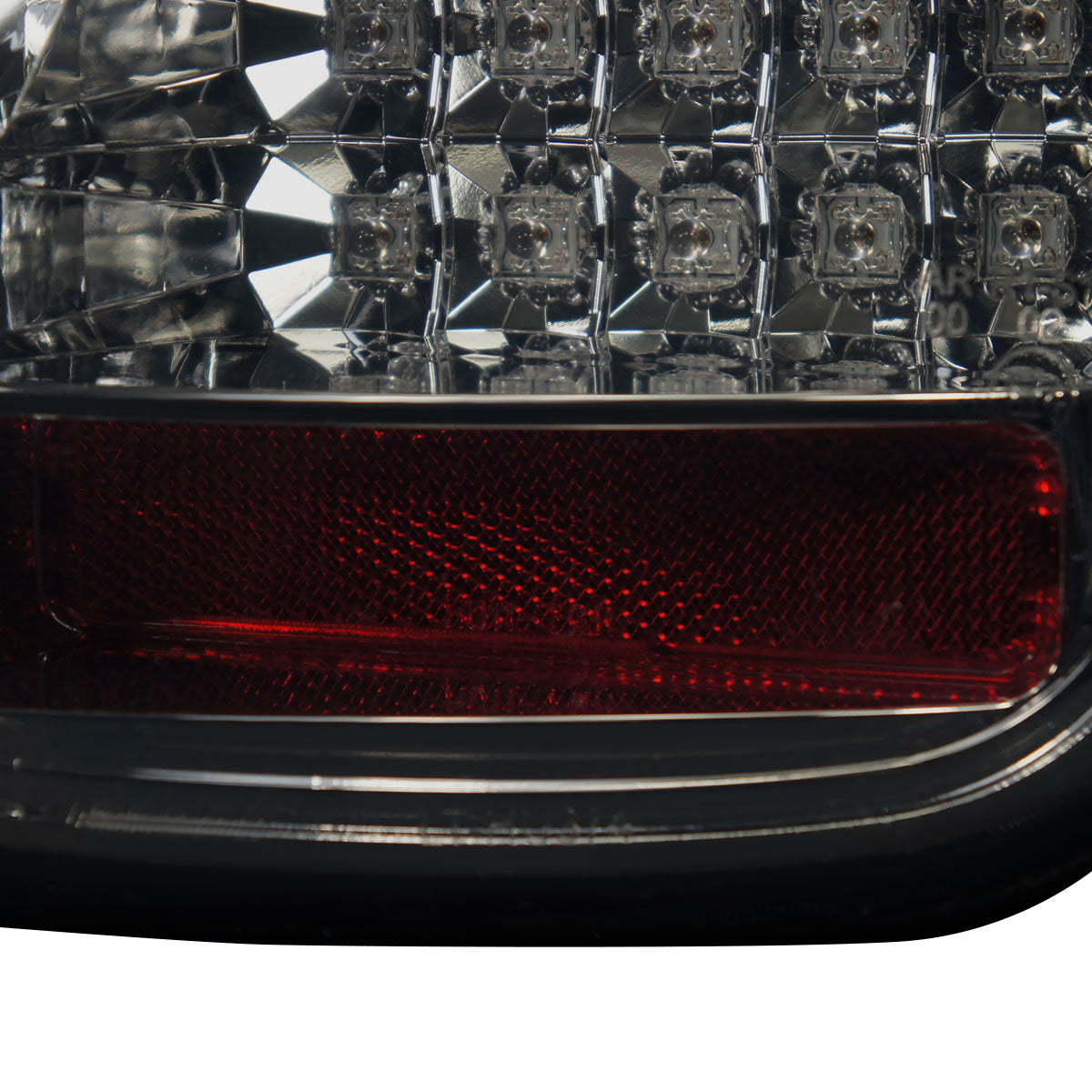 2005-2006 Mini Cooper S LED Tail Lights (Chrome Housing/Smoked Lens)