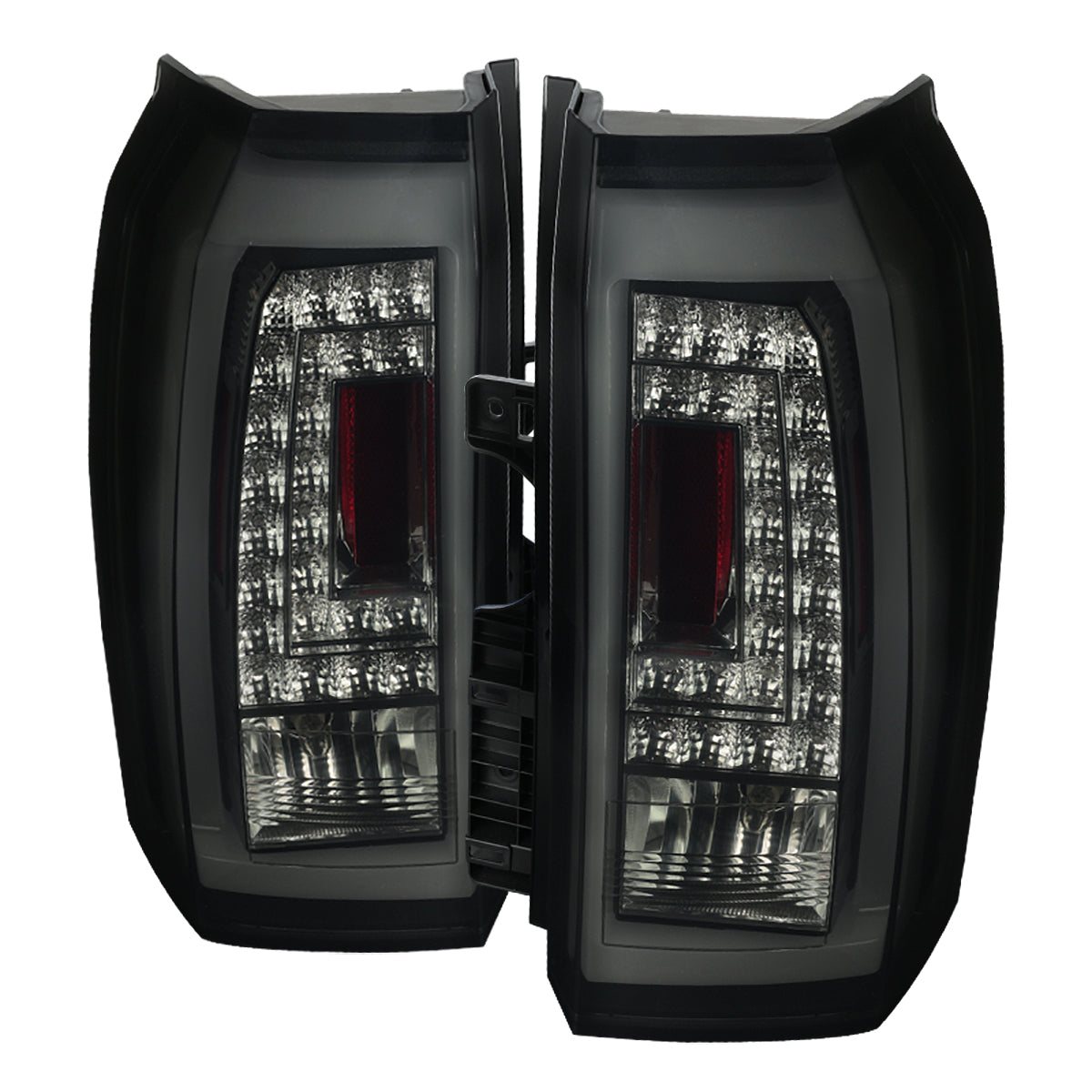 2015-2020 GMC Yukon/Yukon XL Denali SLE/SLT LED Tail Lights (Glossy Black Housing/Smoked Lens)