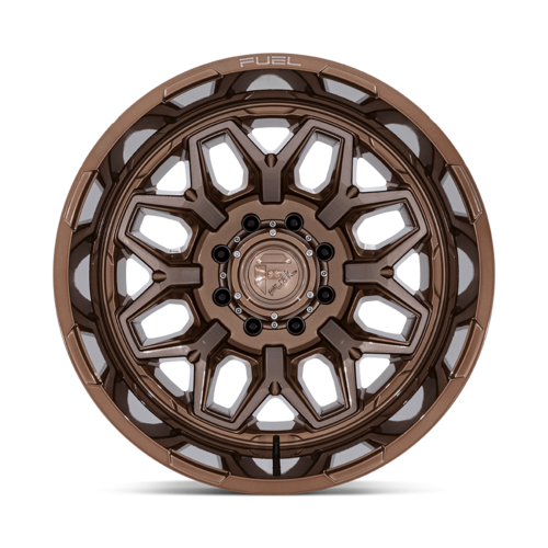 Fuel 1PC D876 Flux Dually 20x8.25 Bronze Wheel with -201 Offset and 8x170 Bolt Pattern