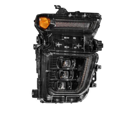 Morimoto MM XB LED Headlights for Silverado HD (2020+), Silver Finish
