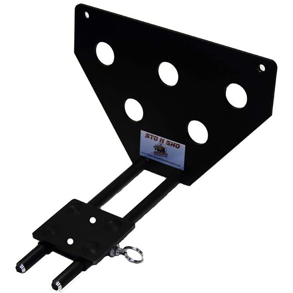 STO N SHO Front License Plate Bracket for 2018-2022 Jeep Wrangler JL and 2020-2024 Gladiator Rubicon with Metal Bumper-SR1 Performance
