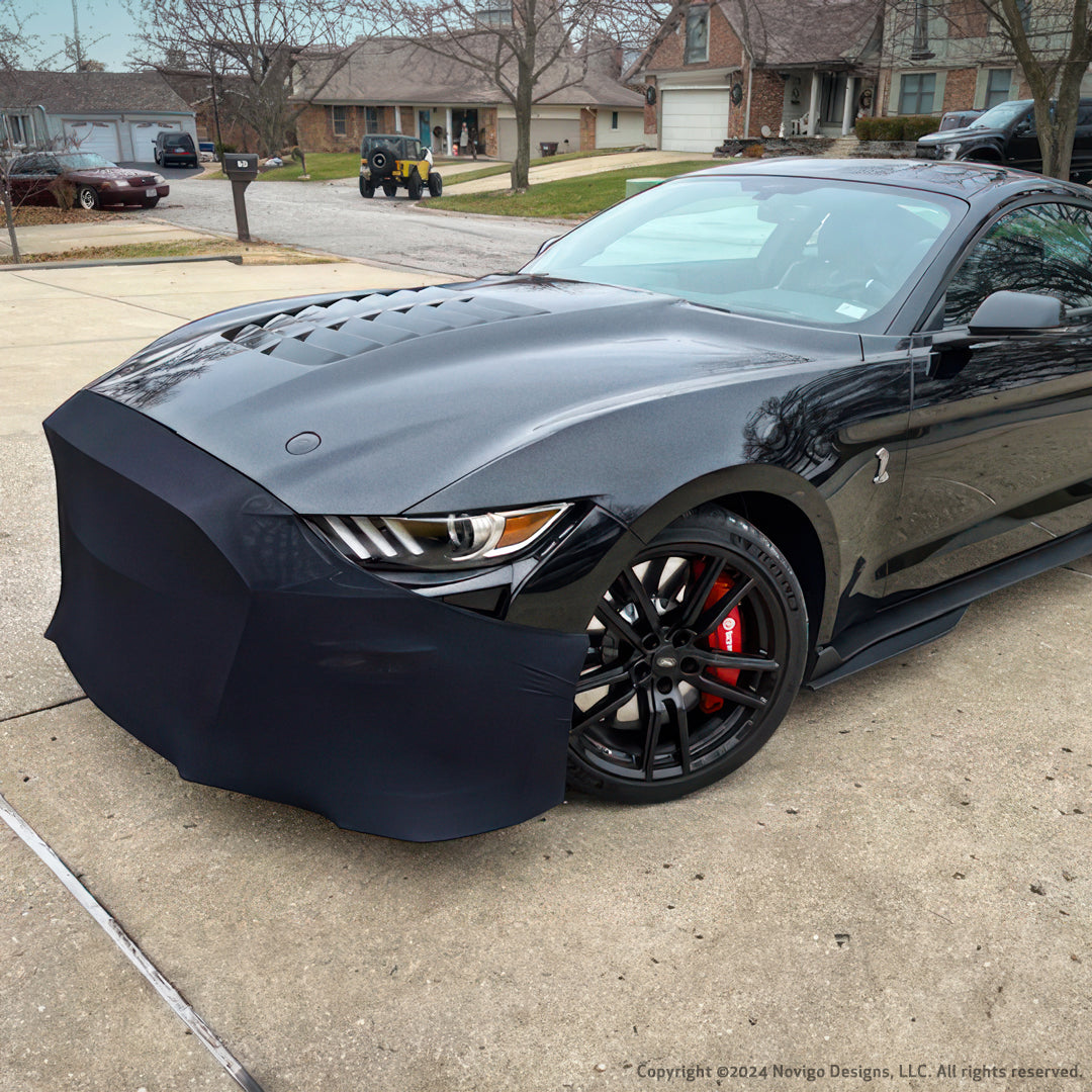 2015-2024 Ford Mustang 6th & 7th Gen NoviStretch Front Bumper Bra Mask-SR1 Performance