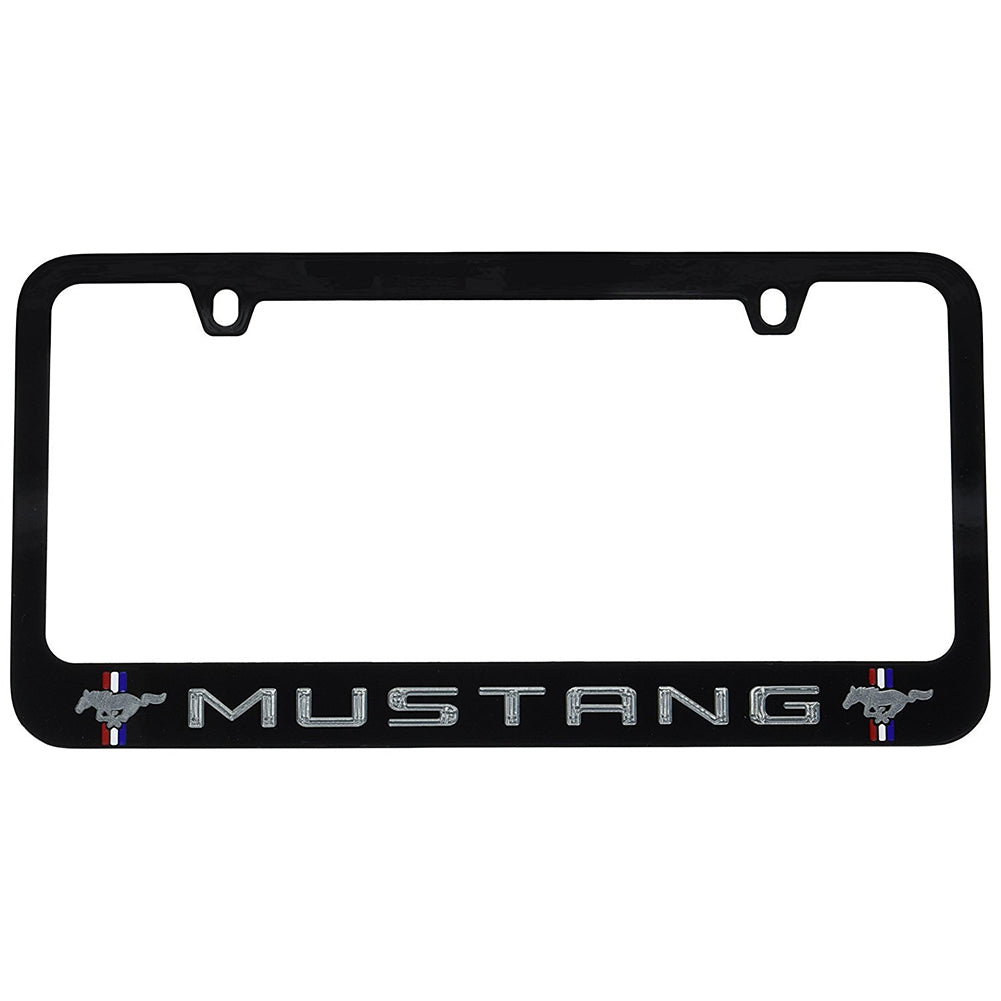 Ford Mustang License Plate Frame - Black-SR1 Performance