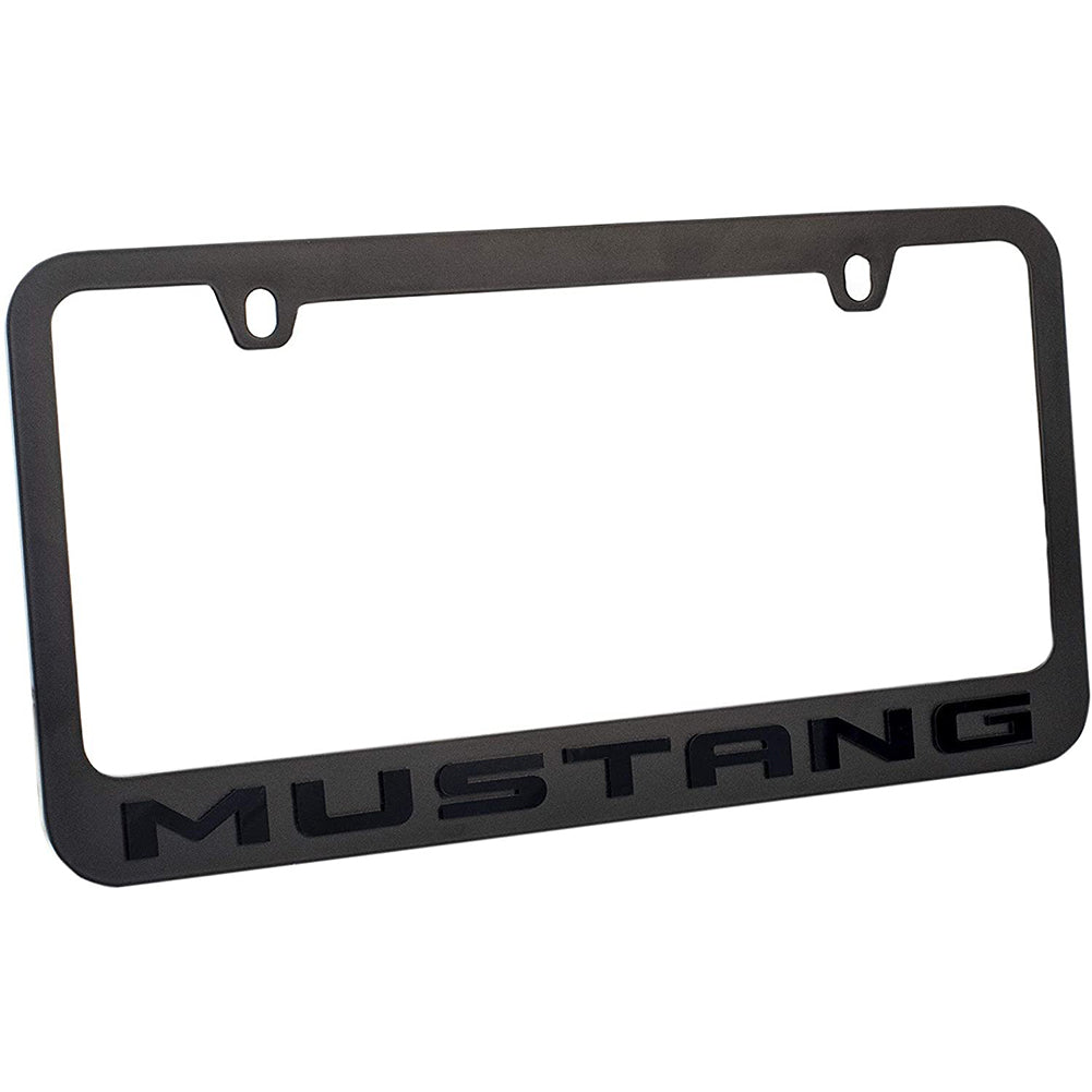 Ford Mustang Stealth Blackout License Plate Frame-SR1 Performance