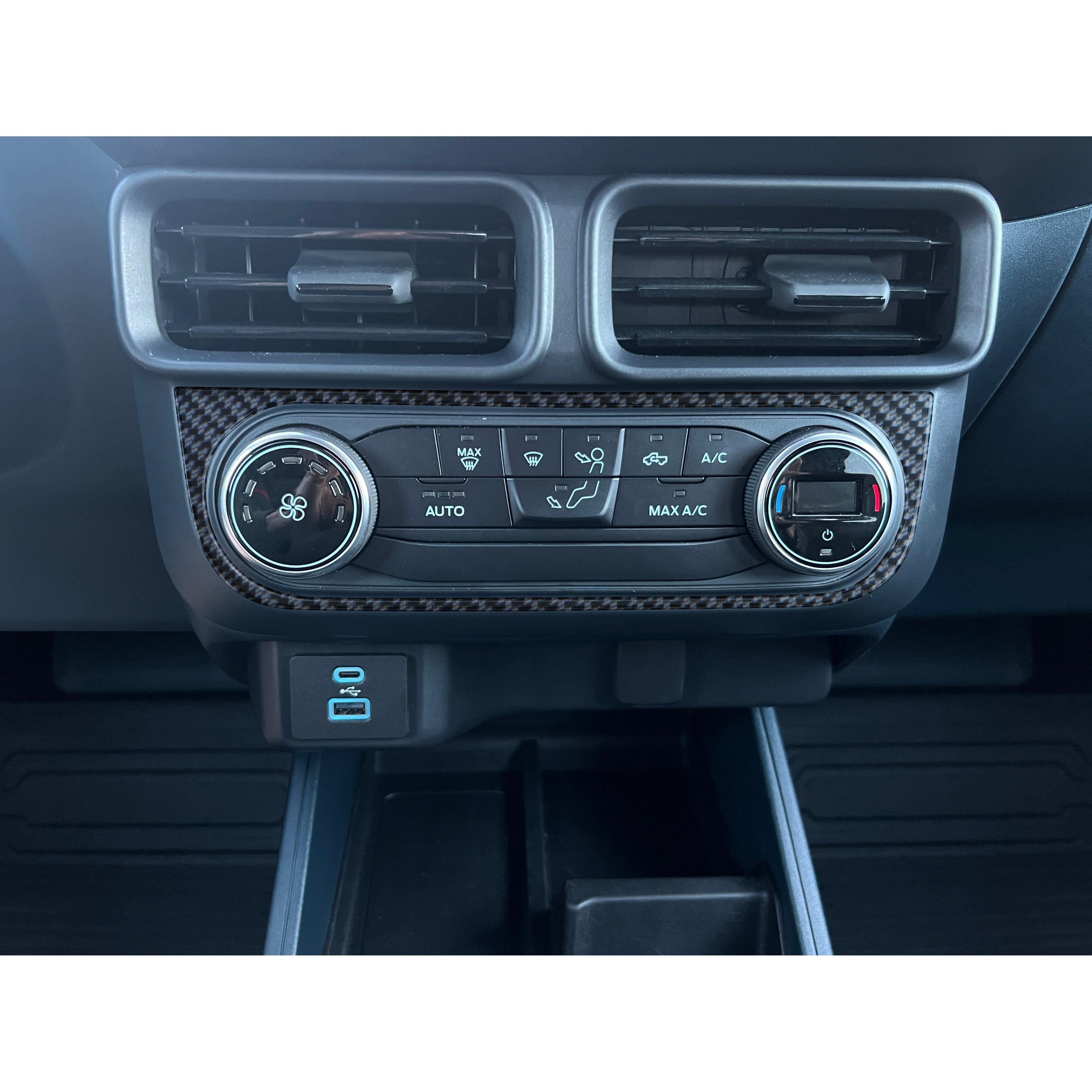 Climate Control Accent Overlay Fits 2022-2024 Ford Maverick