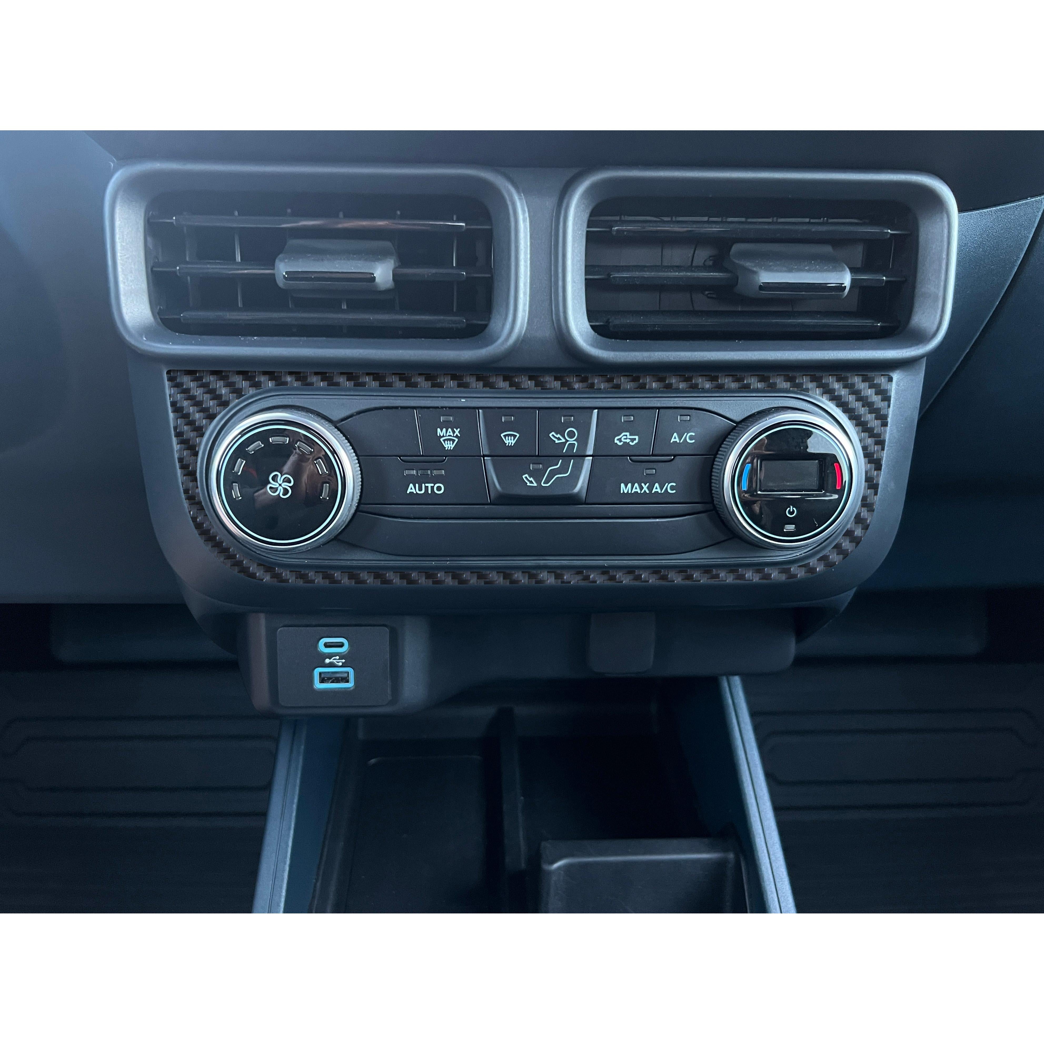 Climate Control Accent Overlay Fits 2022-2024 Ford Maverick