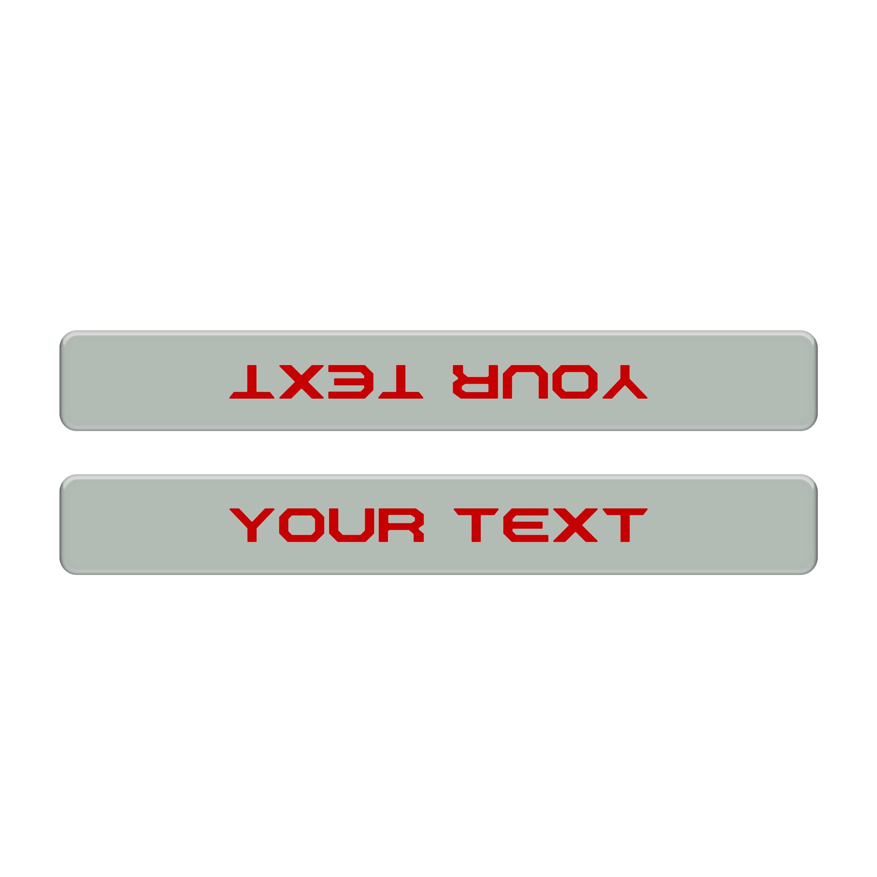 Domed Front Door Sill Overlays Fits 2022-2026 Ford Maverick