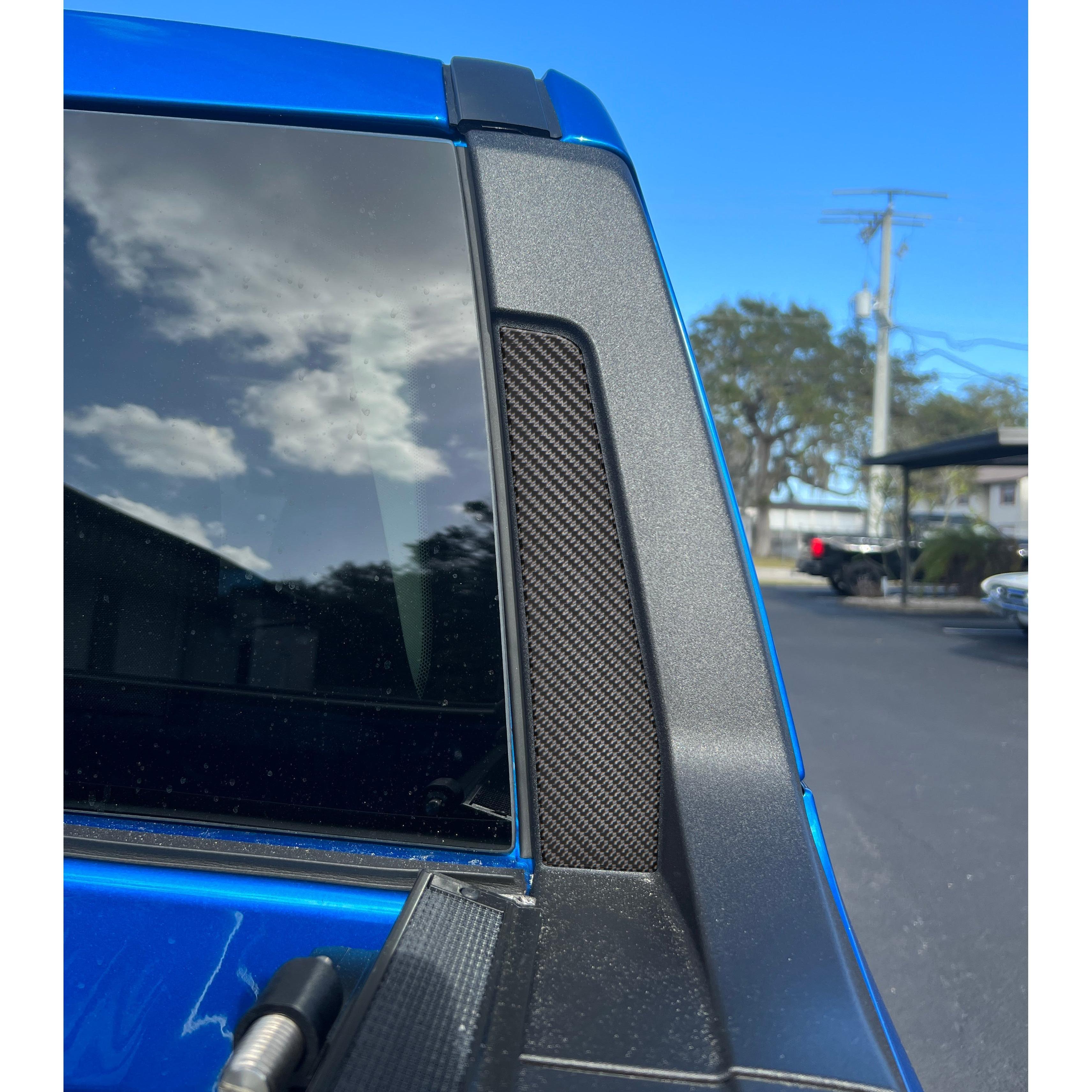 Rear Outer Cab Accent Overlays Fits 2022-2026 Ford Maverick