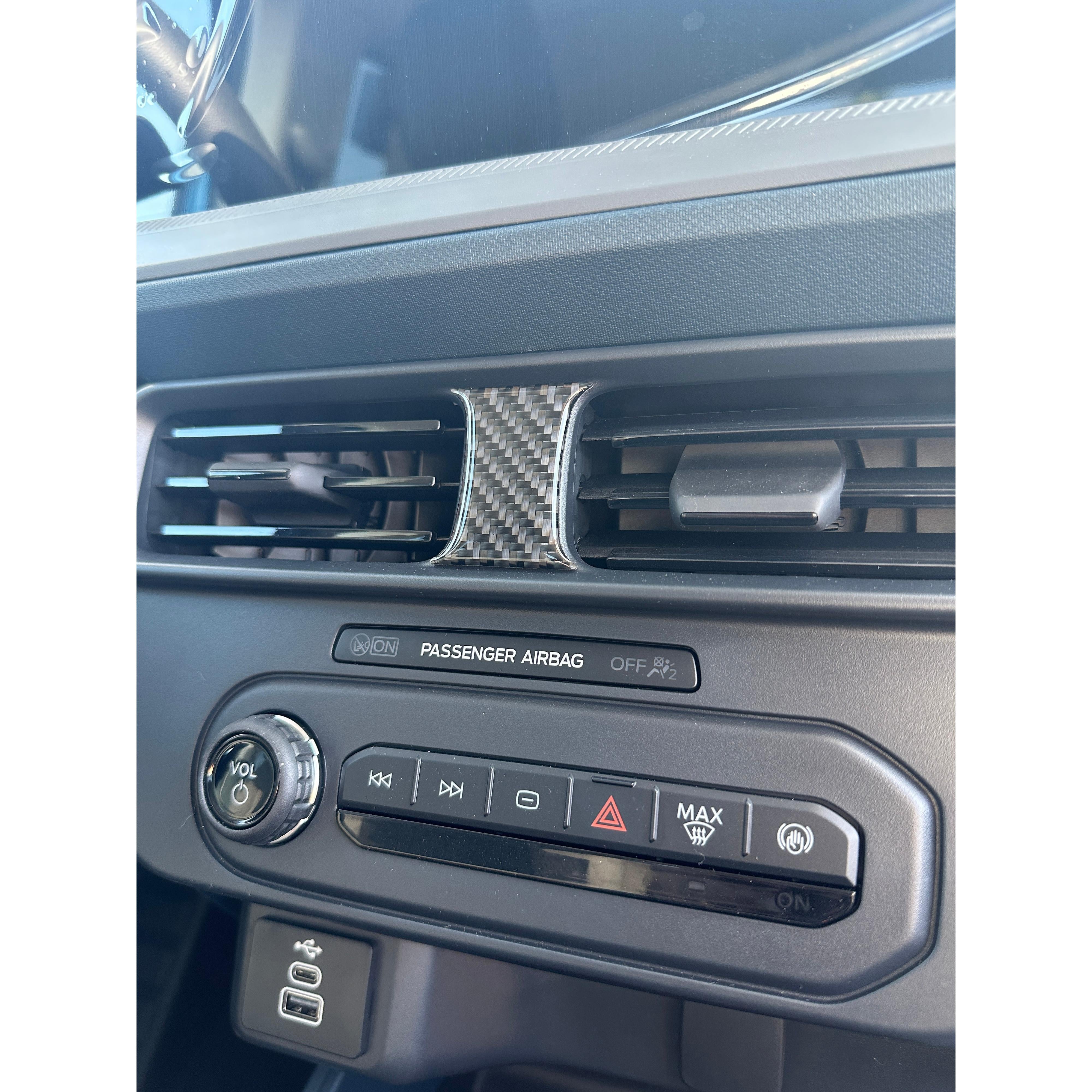 Center A/C Vent Accent Trim Fits 2025-2026 Ford Maverick