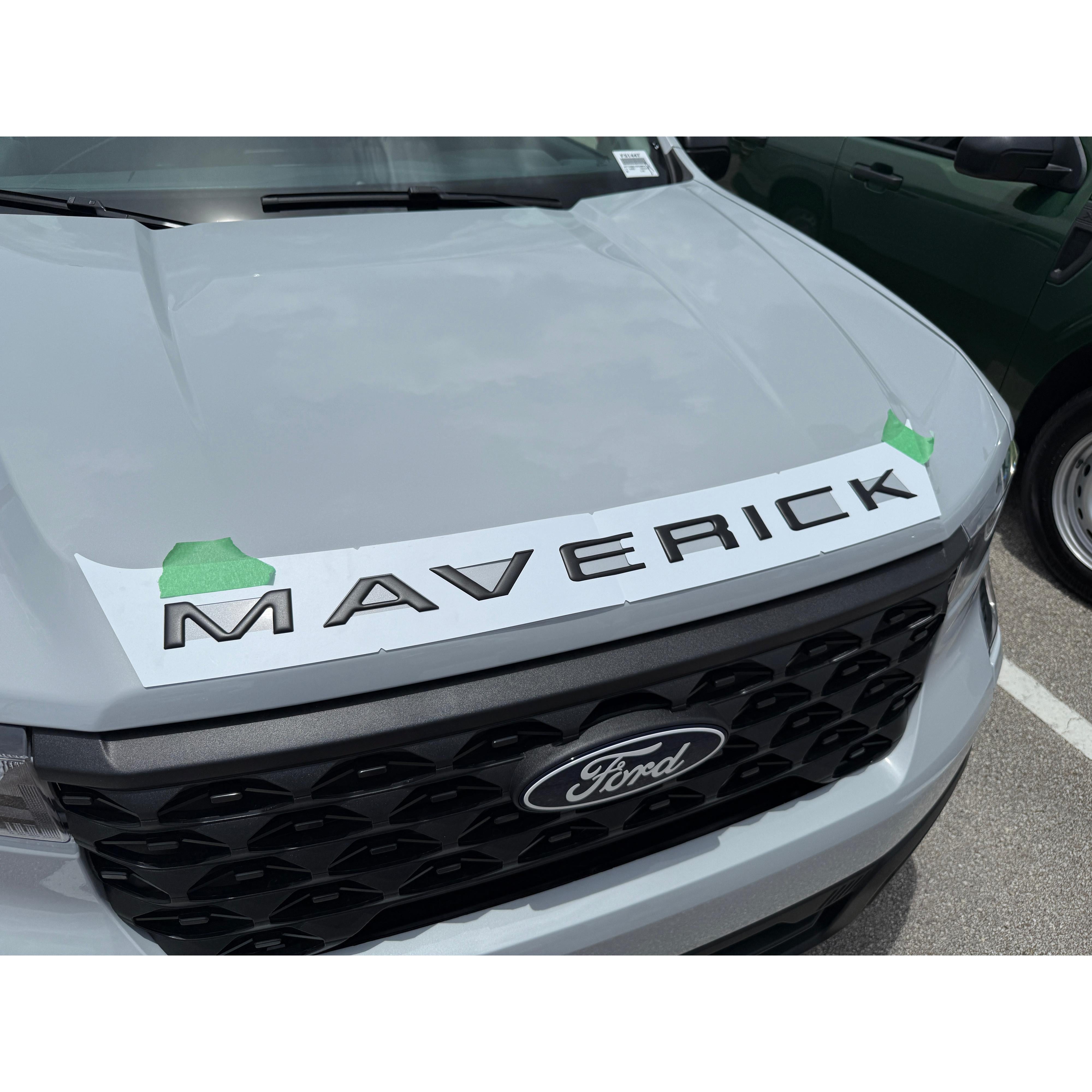 Hood Lettering Kits Fits 2022-2025 Ford Maverick
