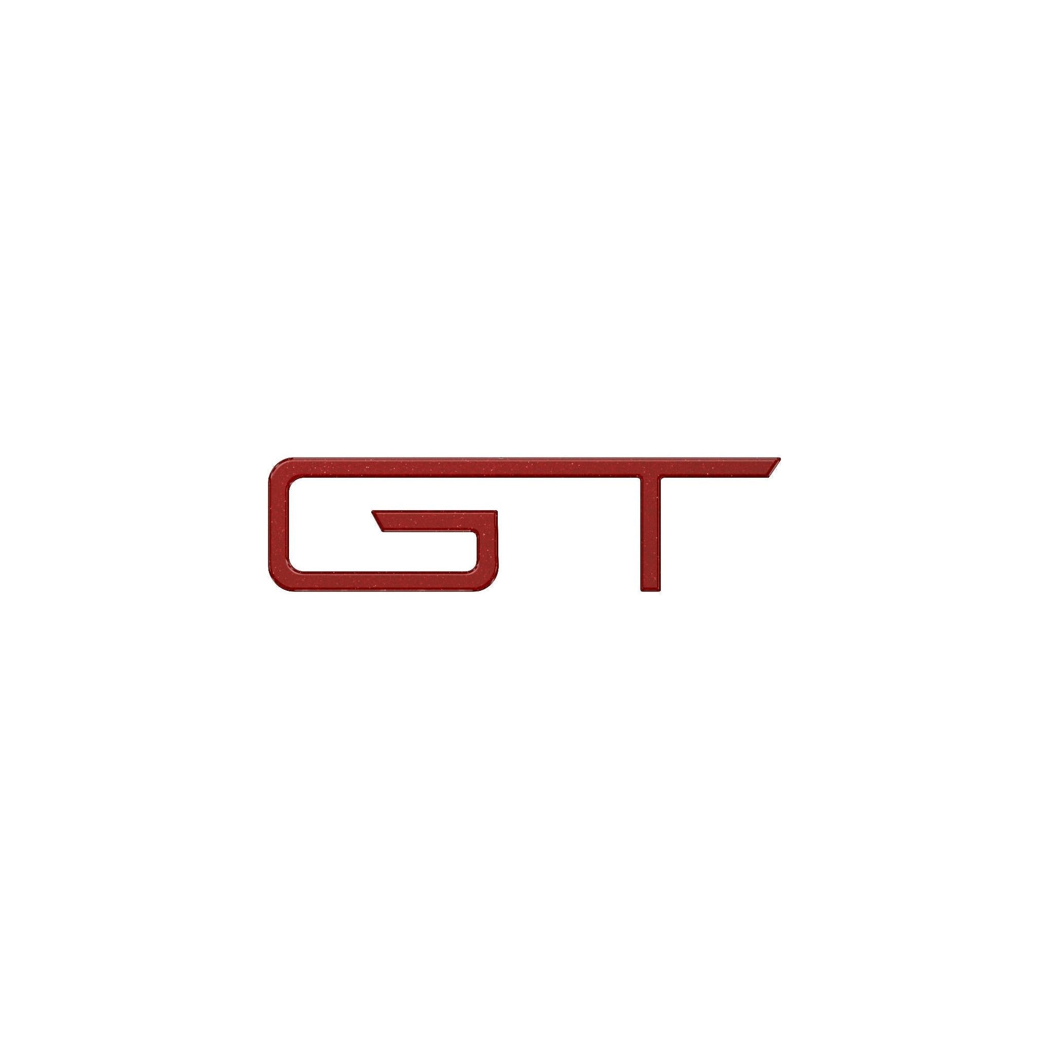 Rear GT Emblem Inserts Fits 2024-2026 Ford Mustang