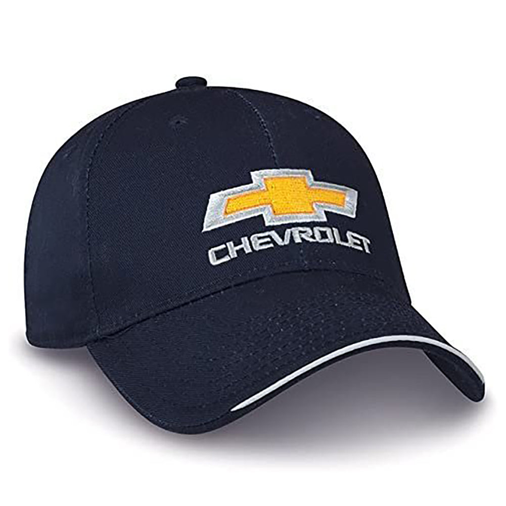 Chevrolet Bowtie Logo Twill Value Baseball Hat - Navy-SR1 Performance