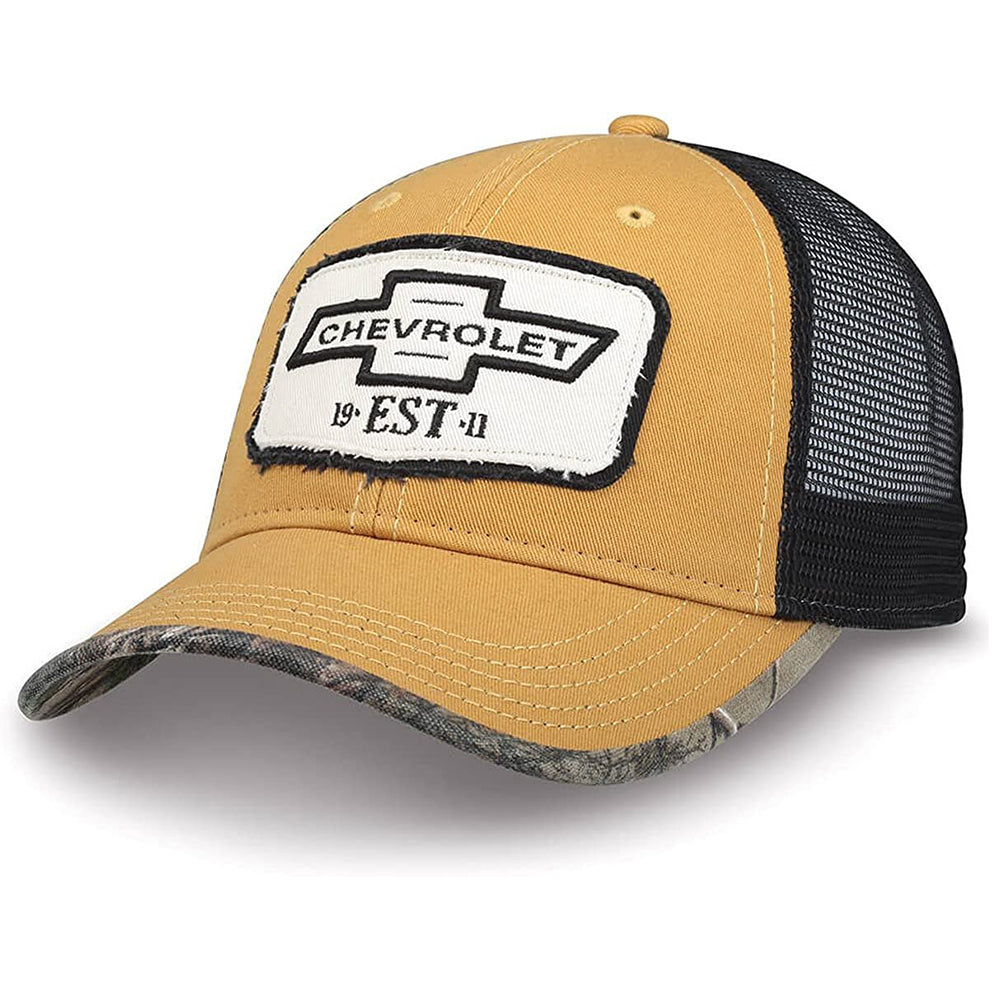 Chevrolet Bowtie Established 1911 Realtree Hat - Gold-SR1 Performance