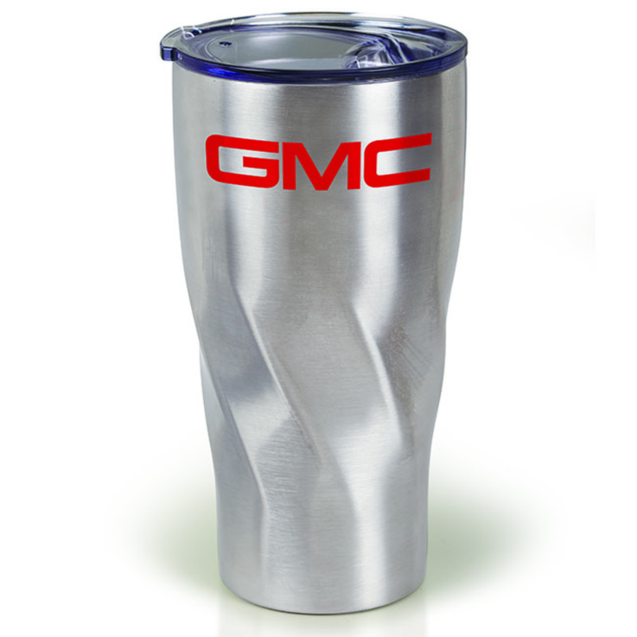 GMC Insulated Stainless Steel Travel Tumbler - W/Push On Lid-SR1 Performance