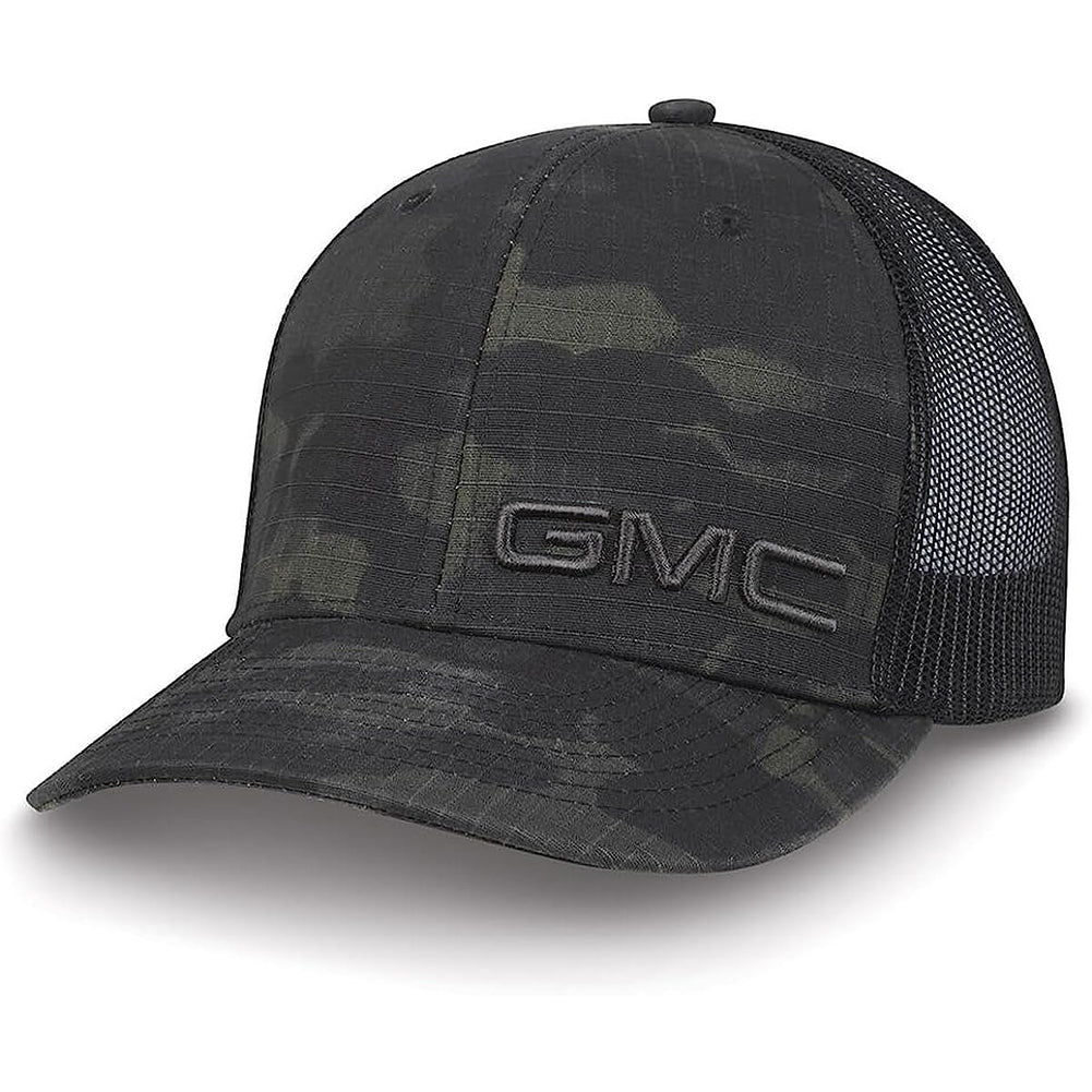 GMC Multicam Snapback Hat - Camo Cap w/Embroidered GMC Logo-SR1 Performance