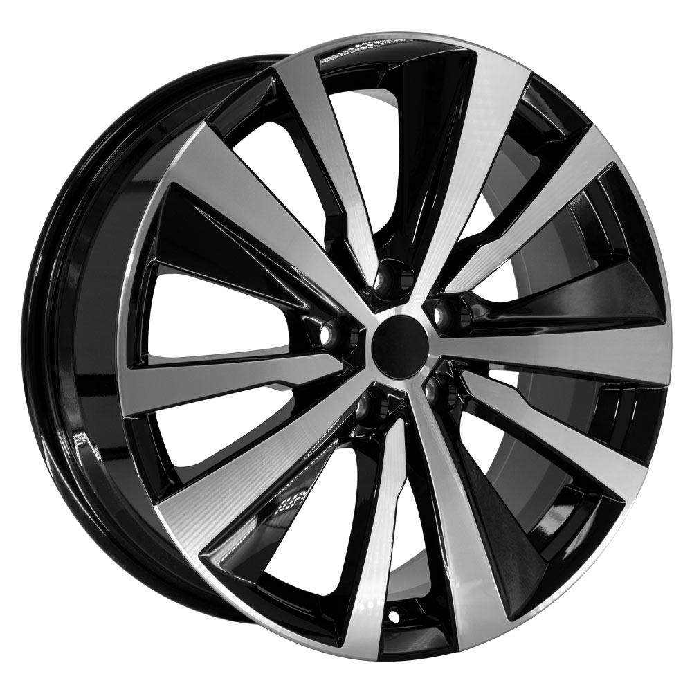 19" Replica NS29 fits Nissan Altima 19x8 Black Machined-SR1 Performance