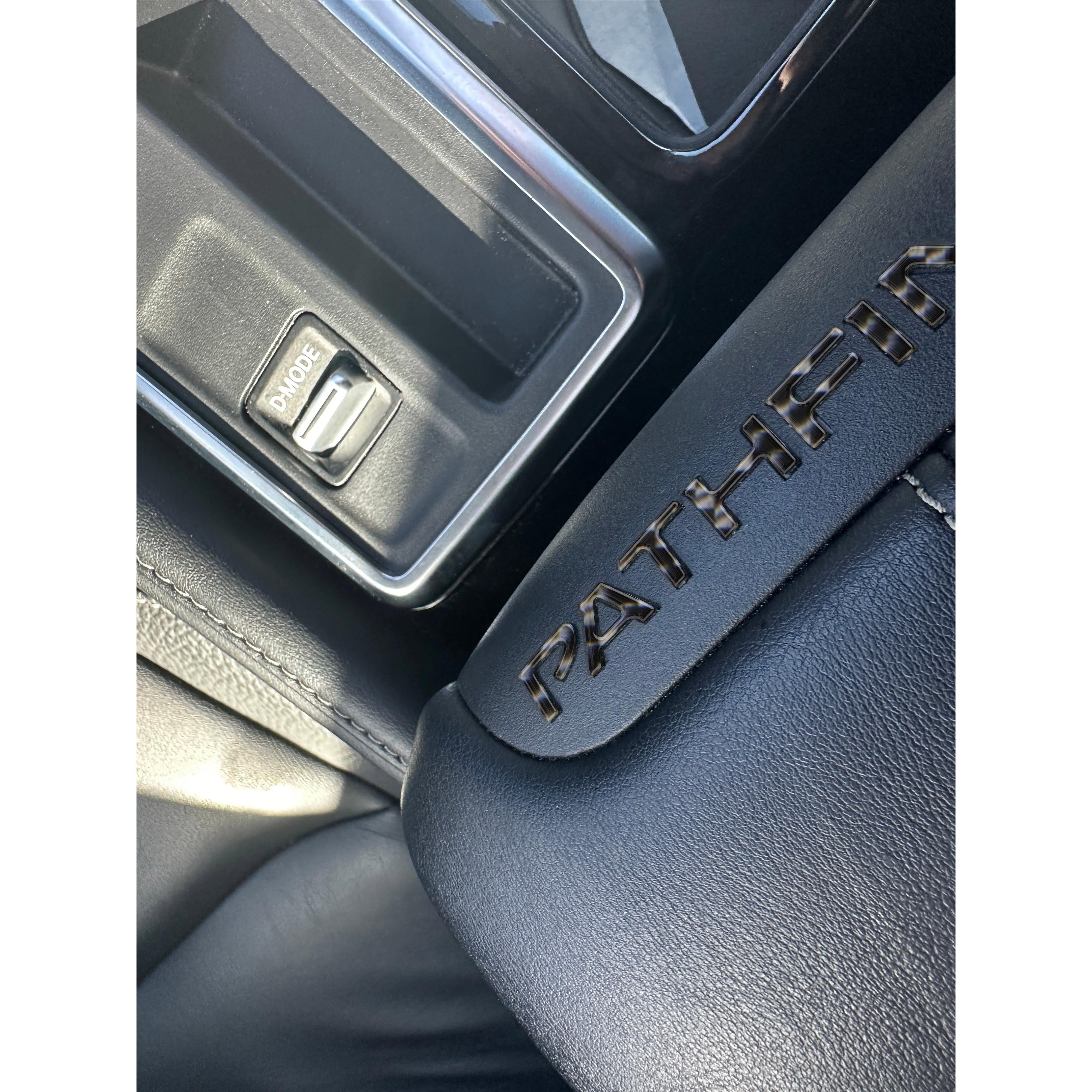 Center Console Lid Letter Letter Inserts Fits 2022-2026 Nissan Pathfinder