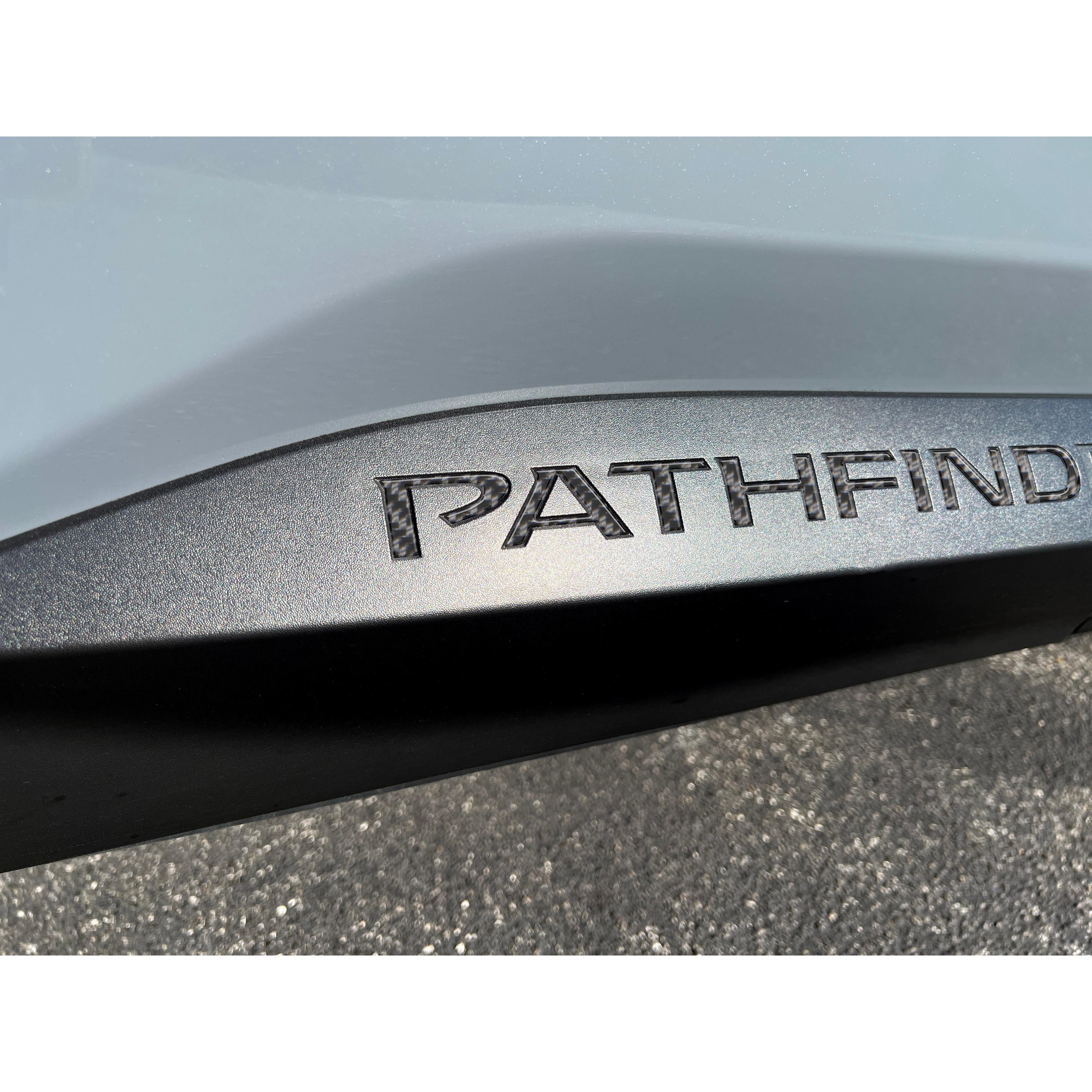 Rocker Panel Letter Inserts Fits 2022-2025 Nissan Pathfinder