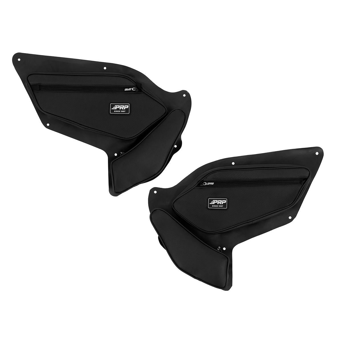 2020-2025 Polaris RZR UTV Front Door Bags with Knee Pads by PRP Seats (Pair)-SR1 Performance