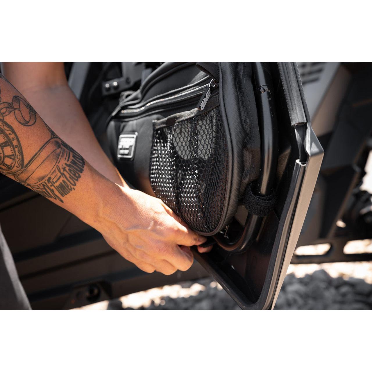 2014-2025 RZR UTV Lower Door Bags with Knee Pads by PRP Seats (Pair)-SR1 Performance