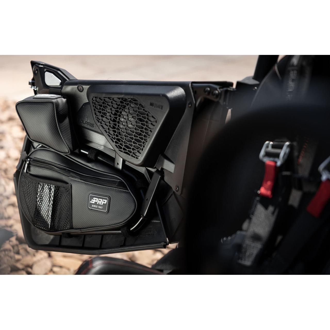 2014-2025 RZR UTV Lower Door Bags with Knee Pads by PRP Seats (Pair)-SR1 Performance