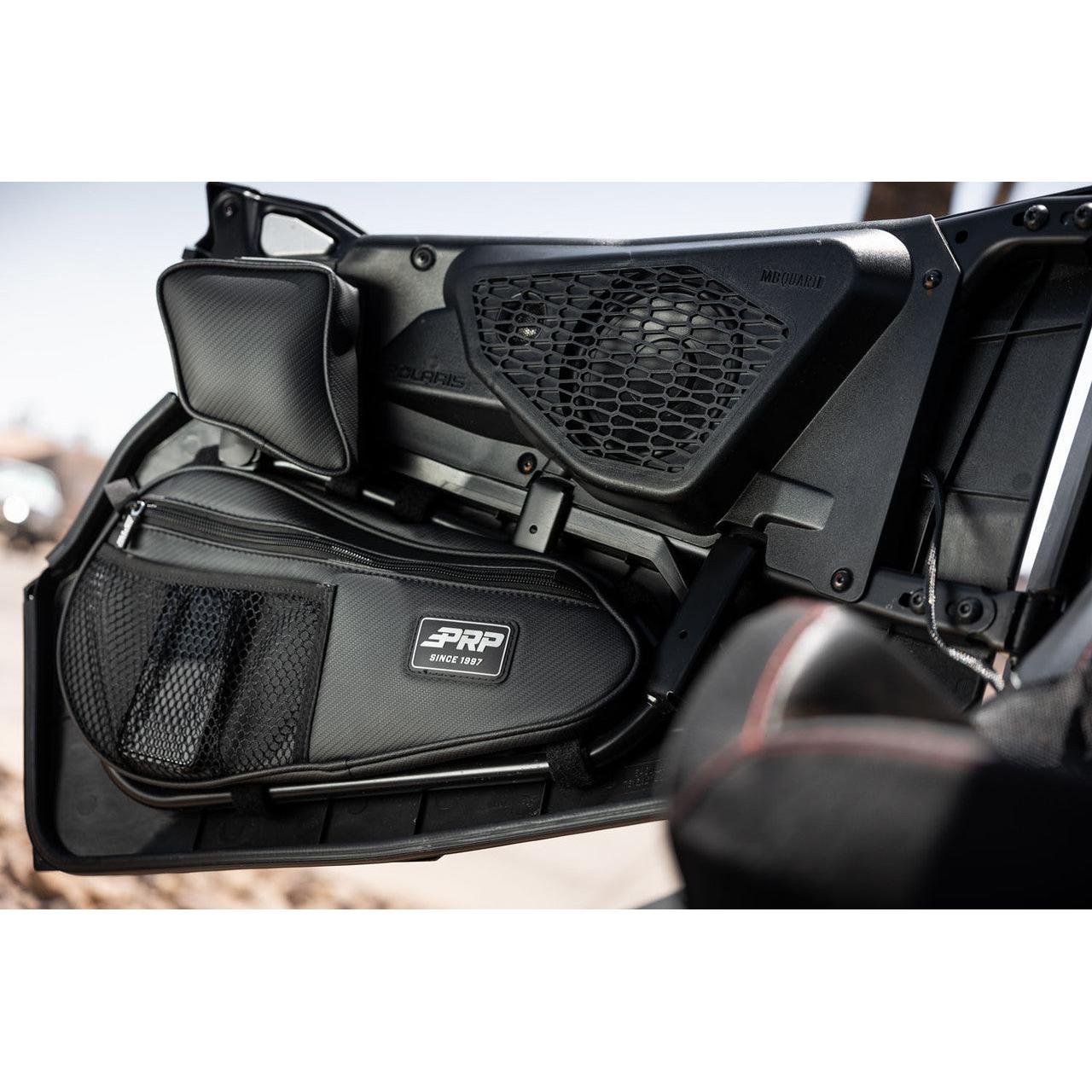 2014-2025 RZR UTV Lower Door Bags with Knee Pads by PRP Seats (Pair)-SR1 Performance