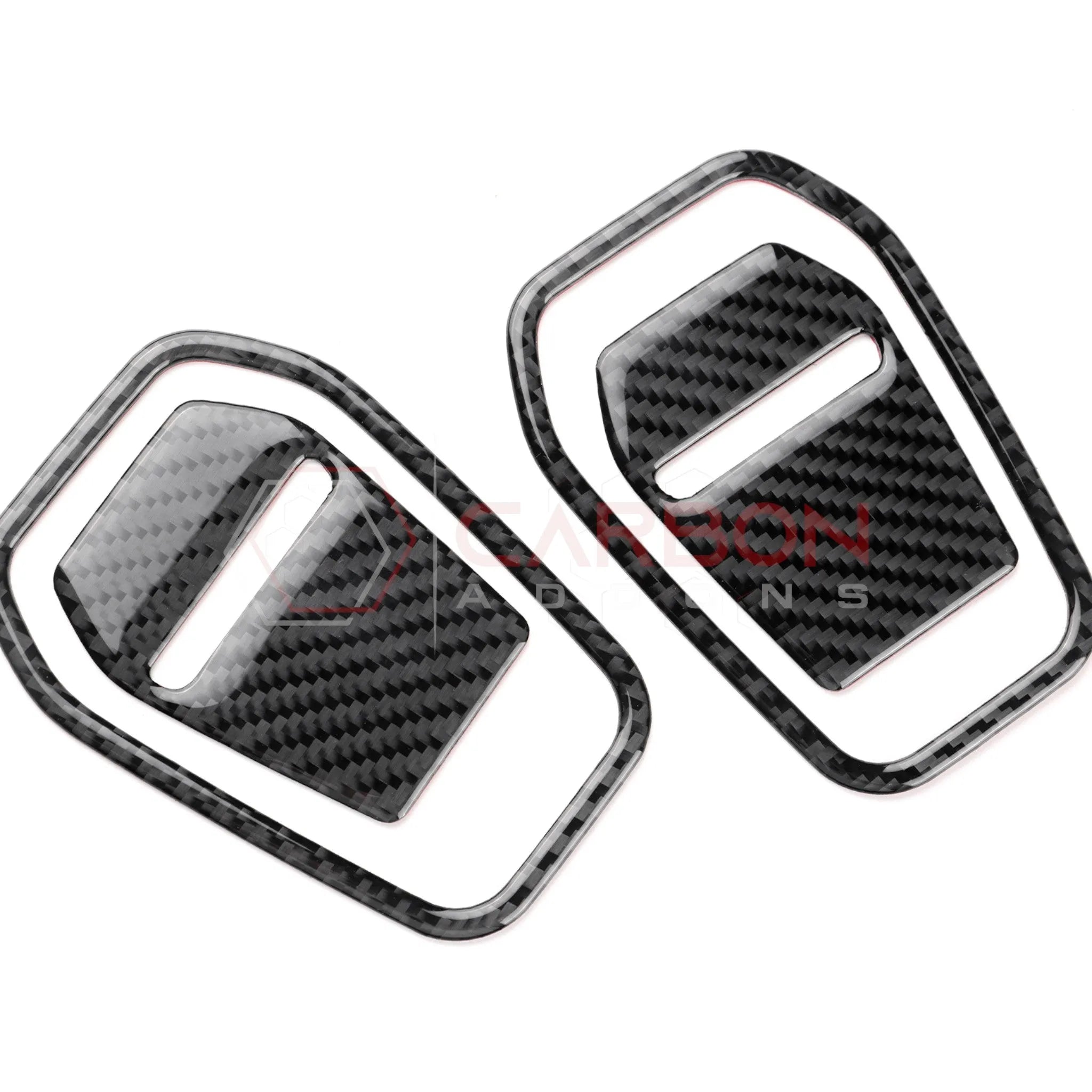 2024+ S650 Mustang Real Carbon Fiber Front Seat Recliner Overlay