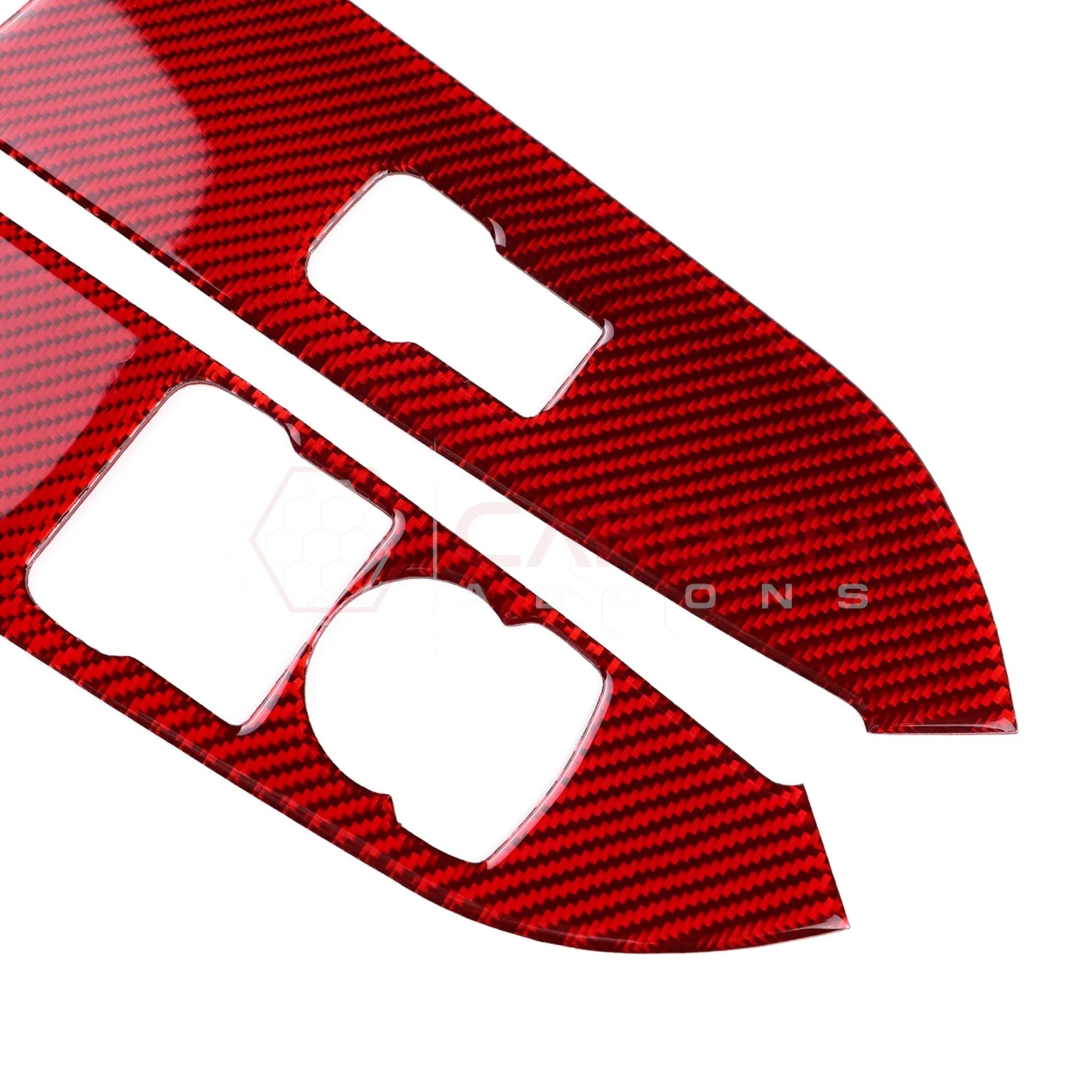 2024+ S650 Mustang Real Carbon Window switch Trim Overlay