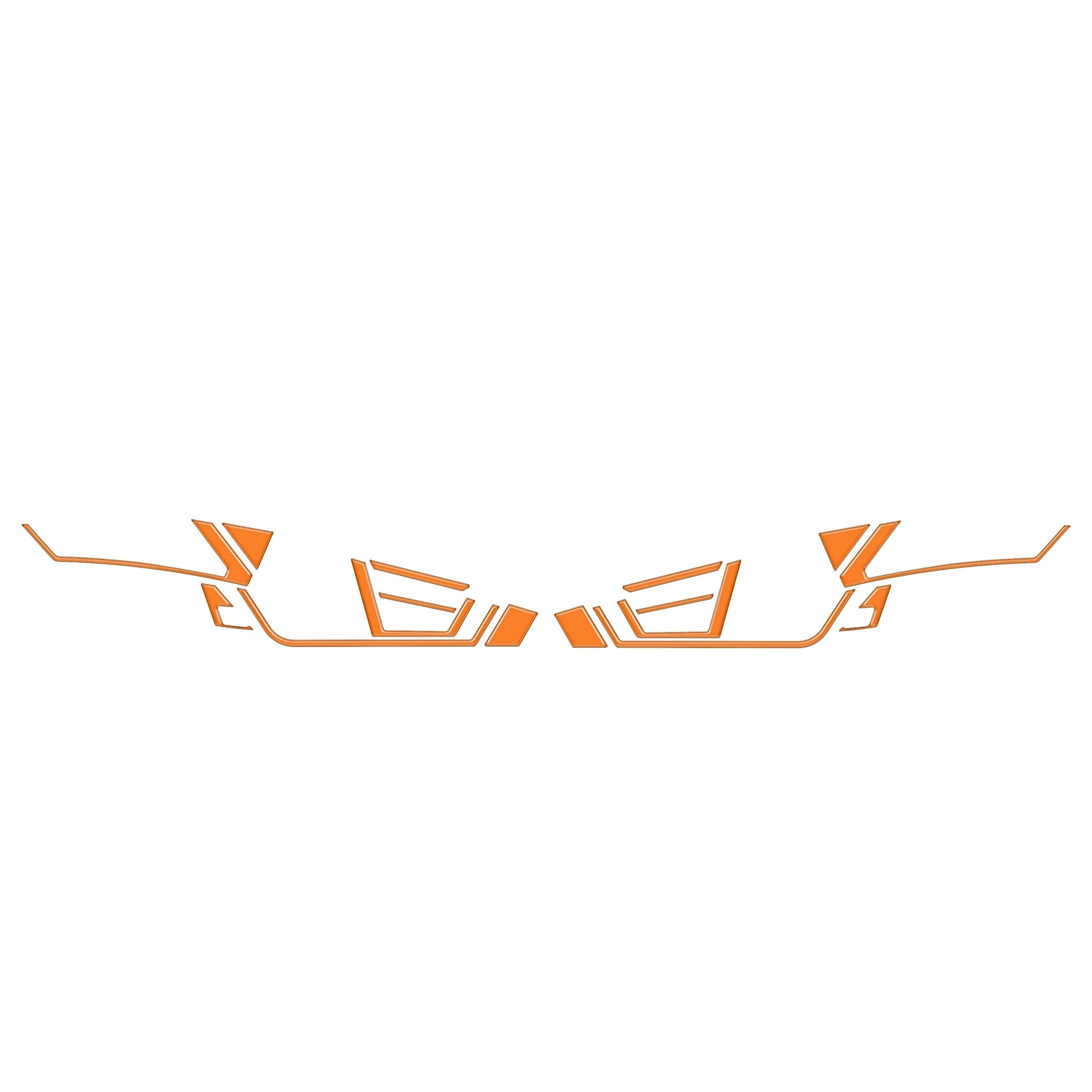 Headlight Assembly Kit Accent Trim Fits 2015-2019 Polaris Slingshot