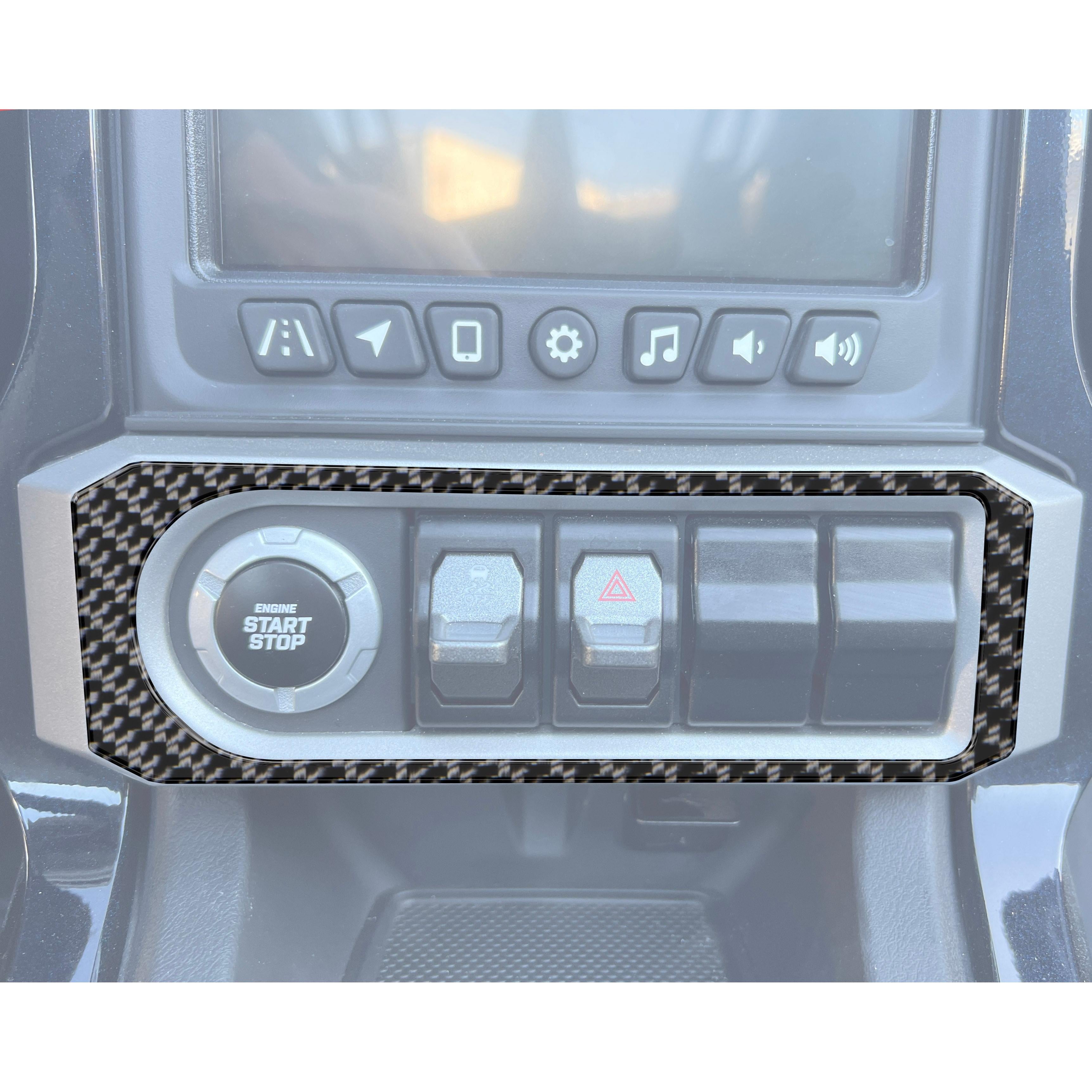 Dash Switch Surround Accent Trim Fits 2020-2026 Polaris Slingshot