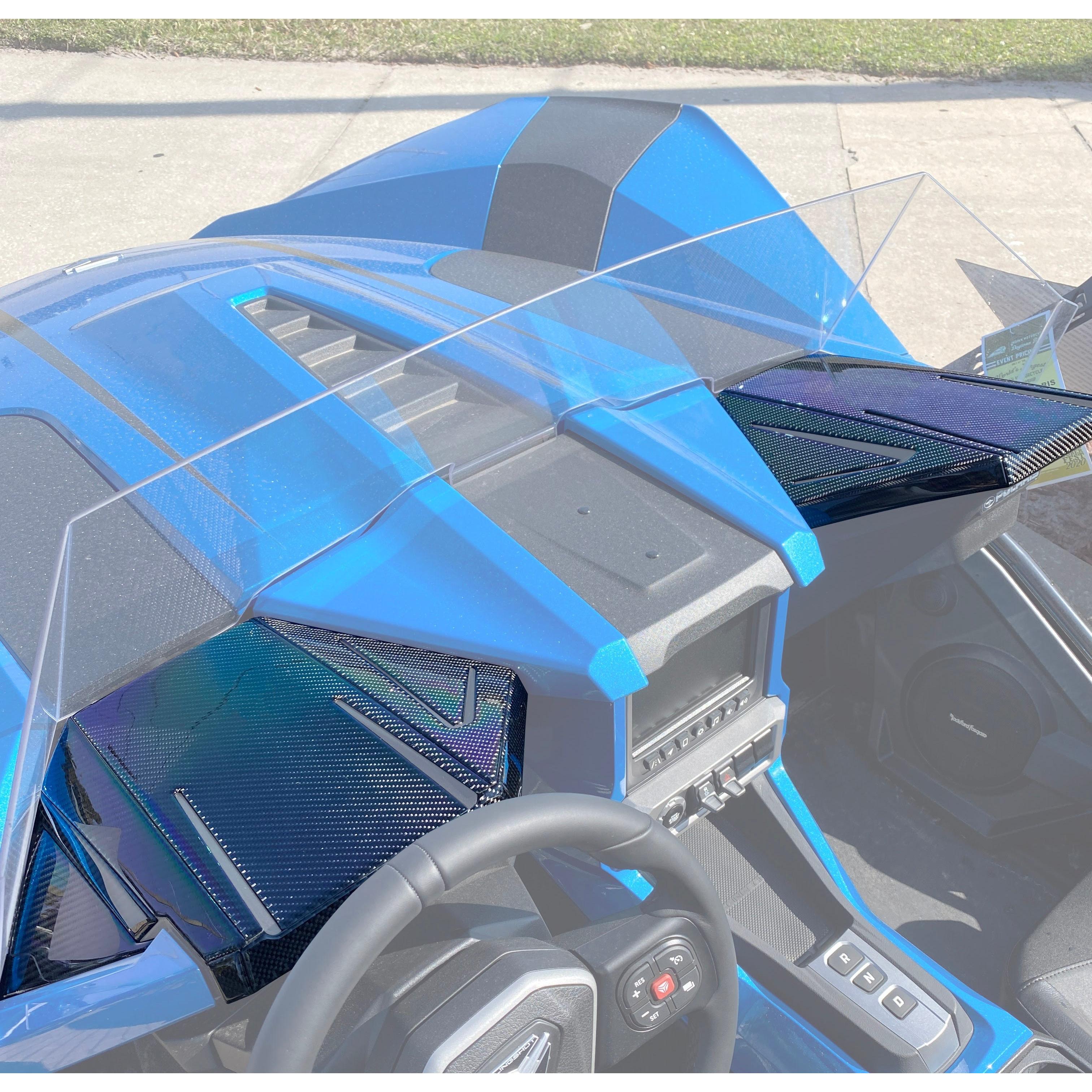 Dashboard Accent Trim With Custom Text Option Fits 2020-2026 Polaris Slingshot