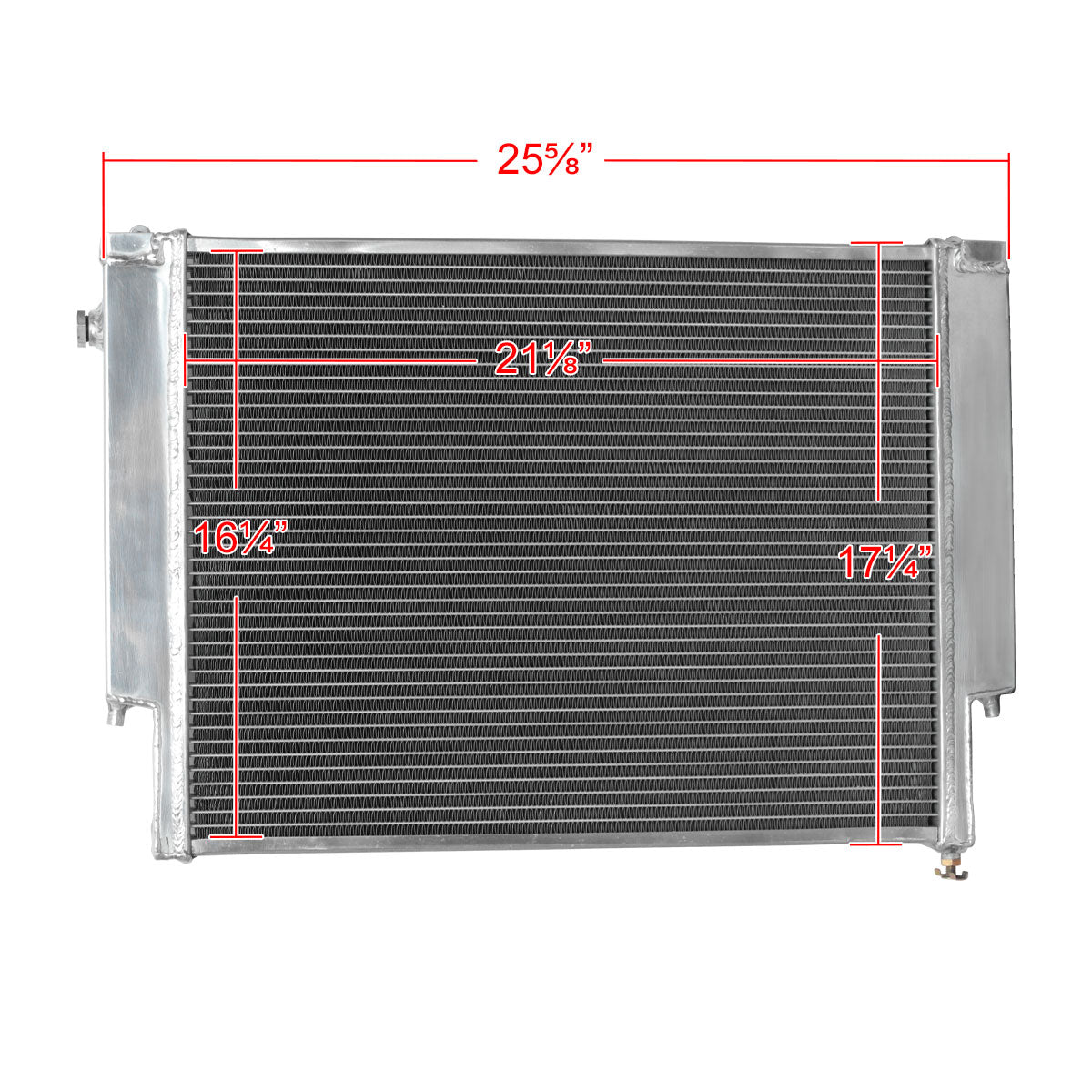 1992-1998 BMW E36 3 Series Manual Transmission Aluminum 2-Row Performance Radiator