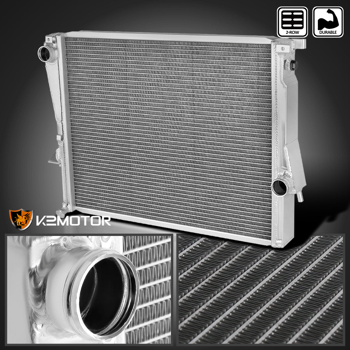 1998-2002 BMW E36 Z3 M Coupe/Roaster Aluminum 2-Row Performance Radiator