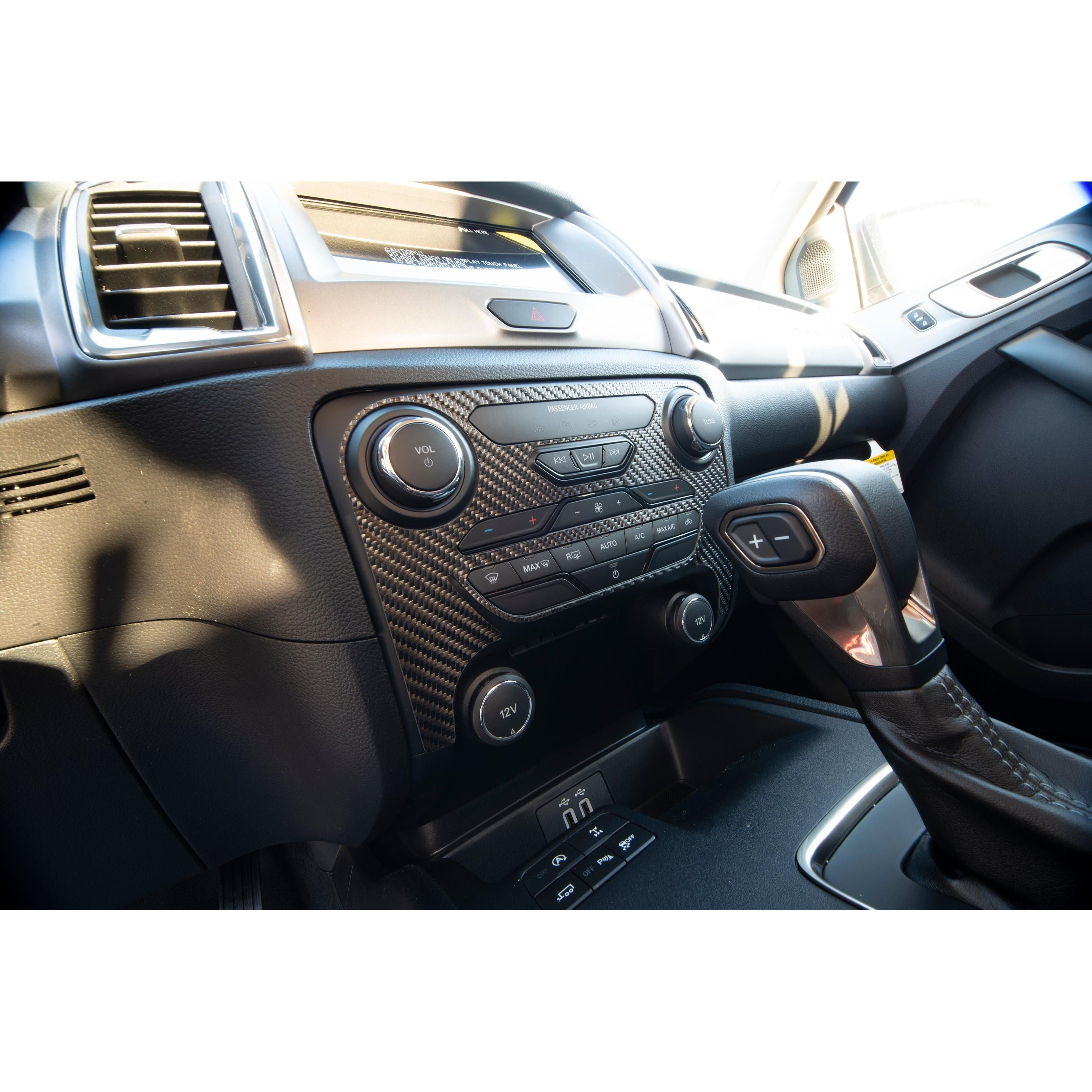 Climate Control Accent Overlay Fits 2019-2023 Ford Ranger