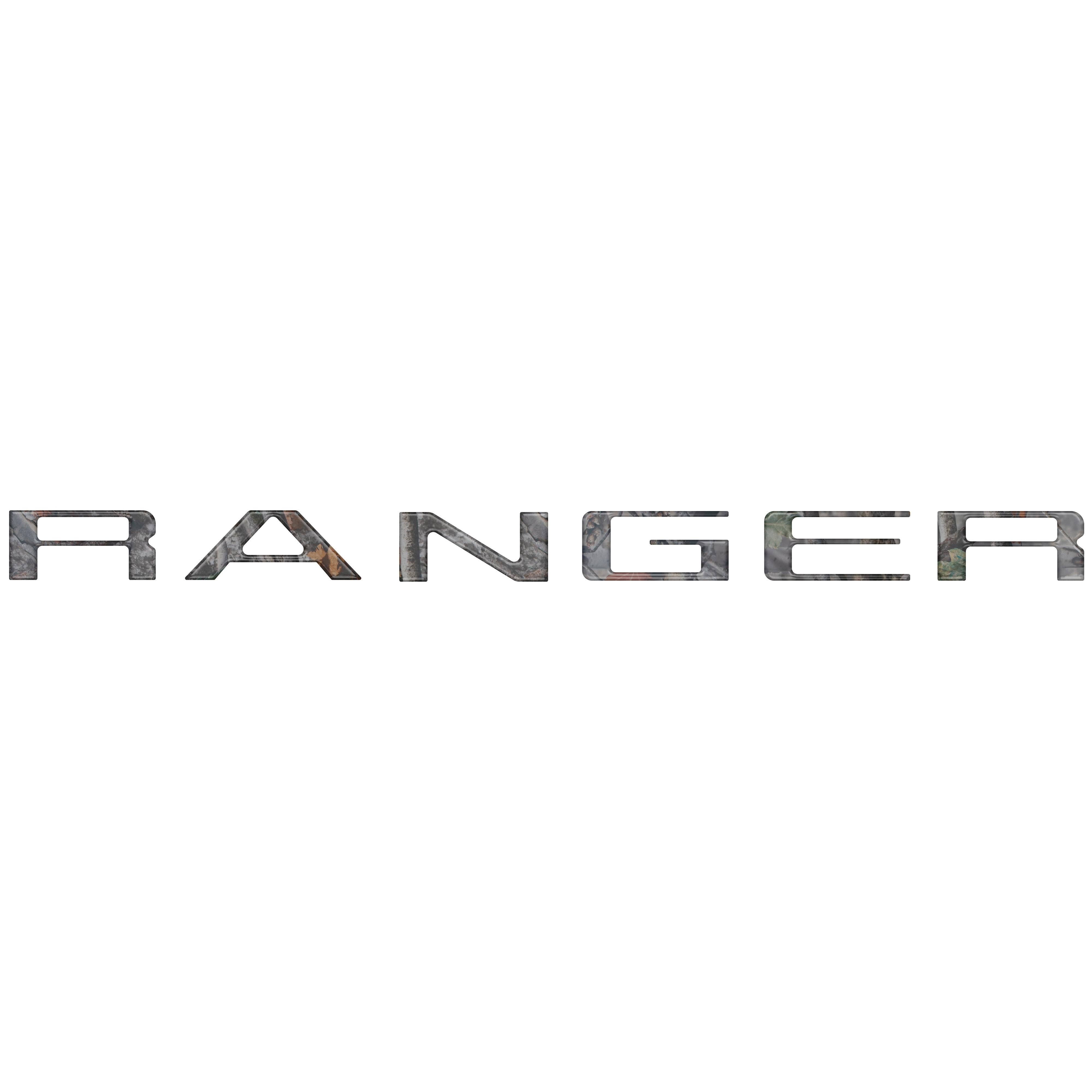 Tailgate Letter Inserts Fits 2024-2026 Ford Ranger