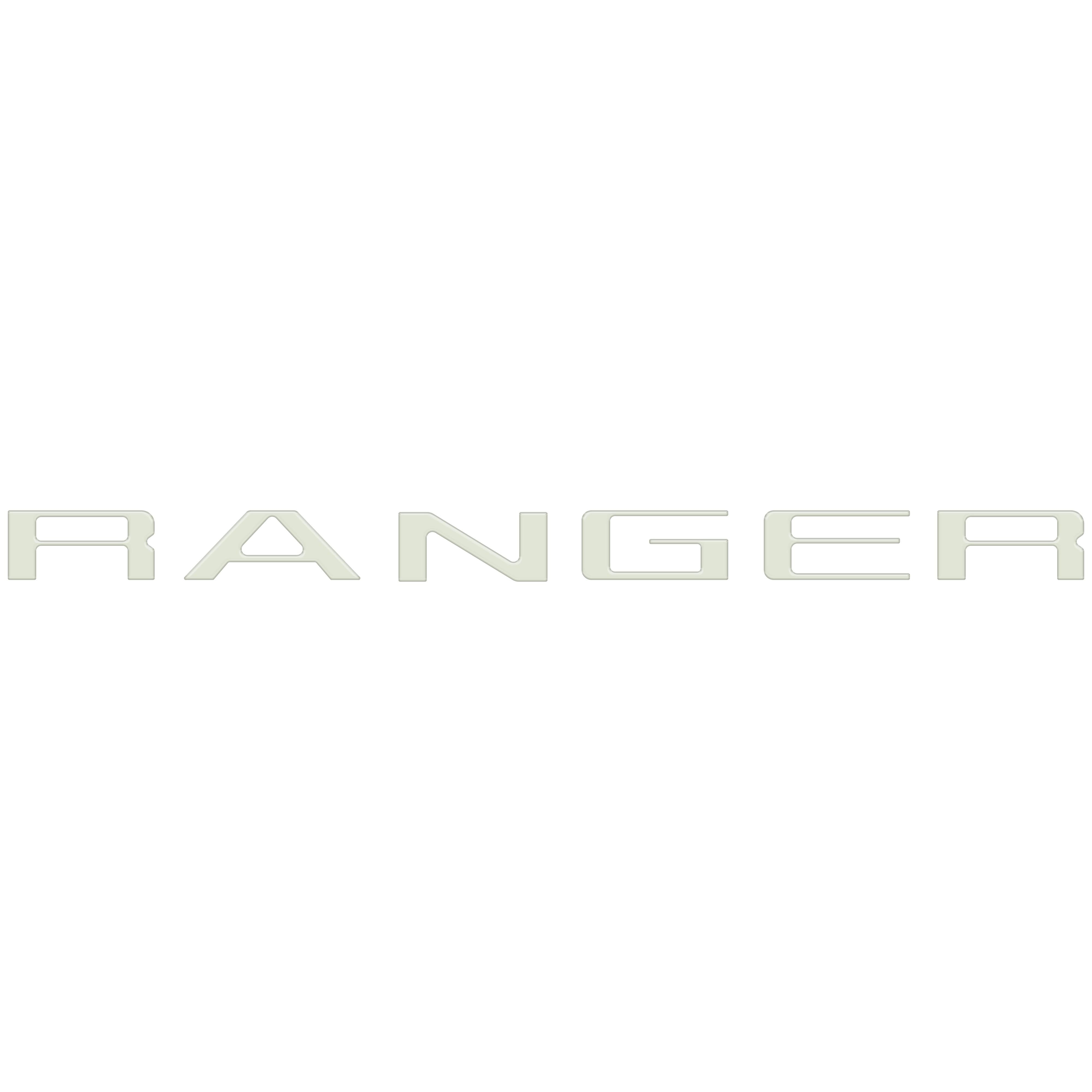 Tailgate Letter Inserts Fits 2024-2026 Ford Ranger