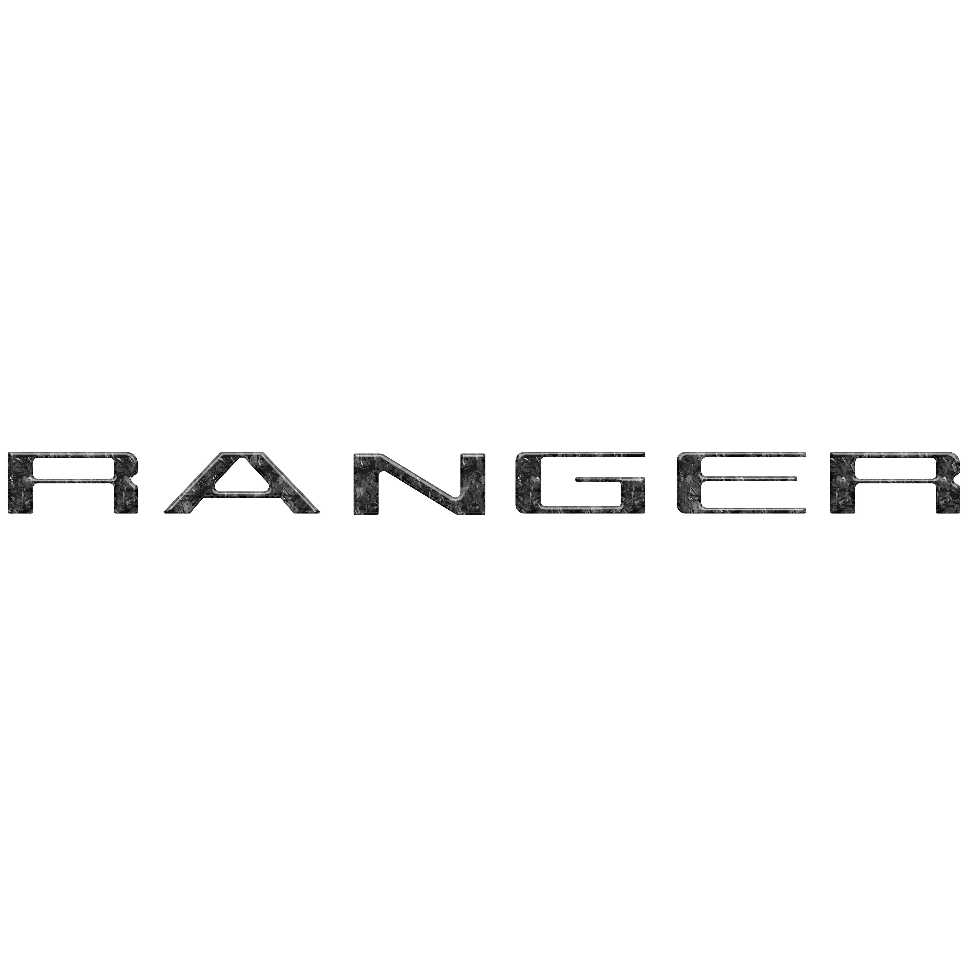 Tailgate Letter Inserts Fits 2024-2026 Ford Ranger