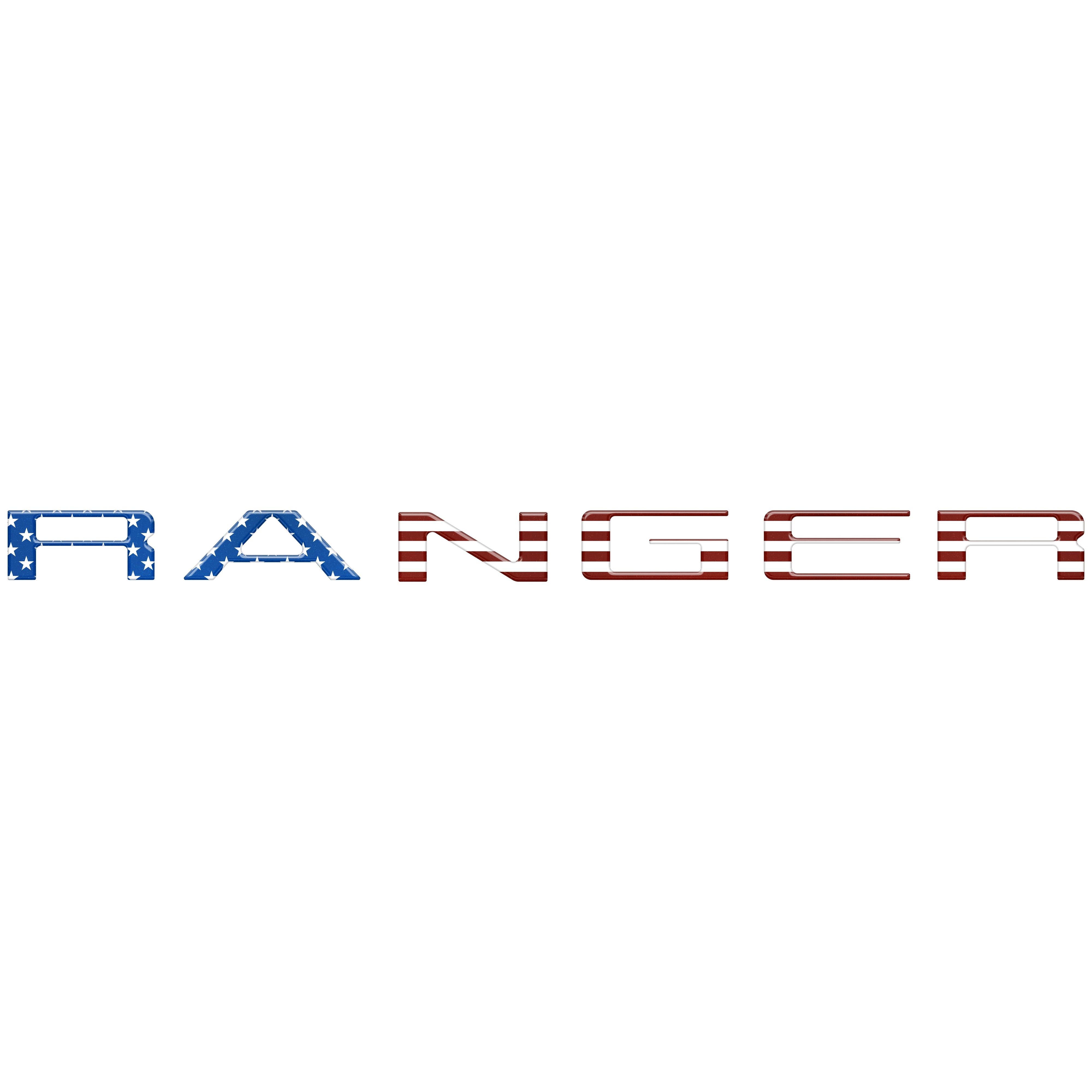 Tailgate Letter Inserts Fits 2019-2023 Ford Ranger