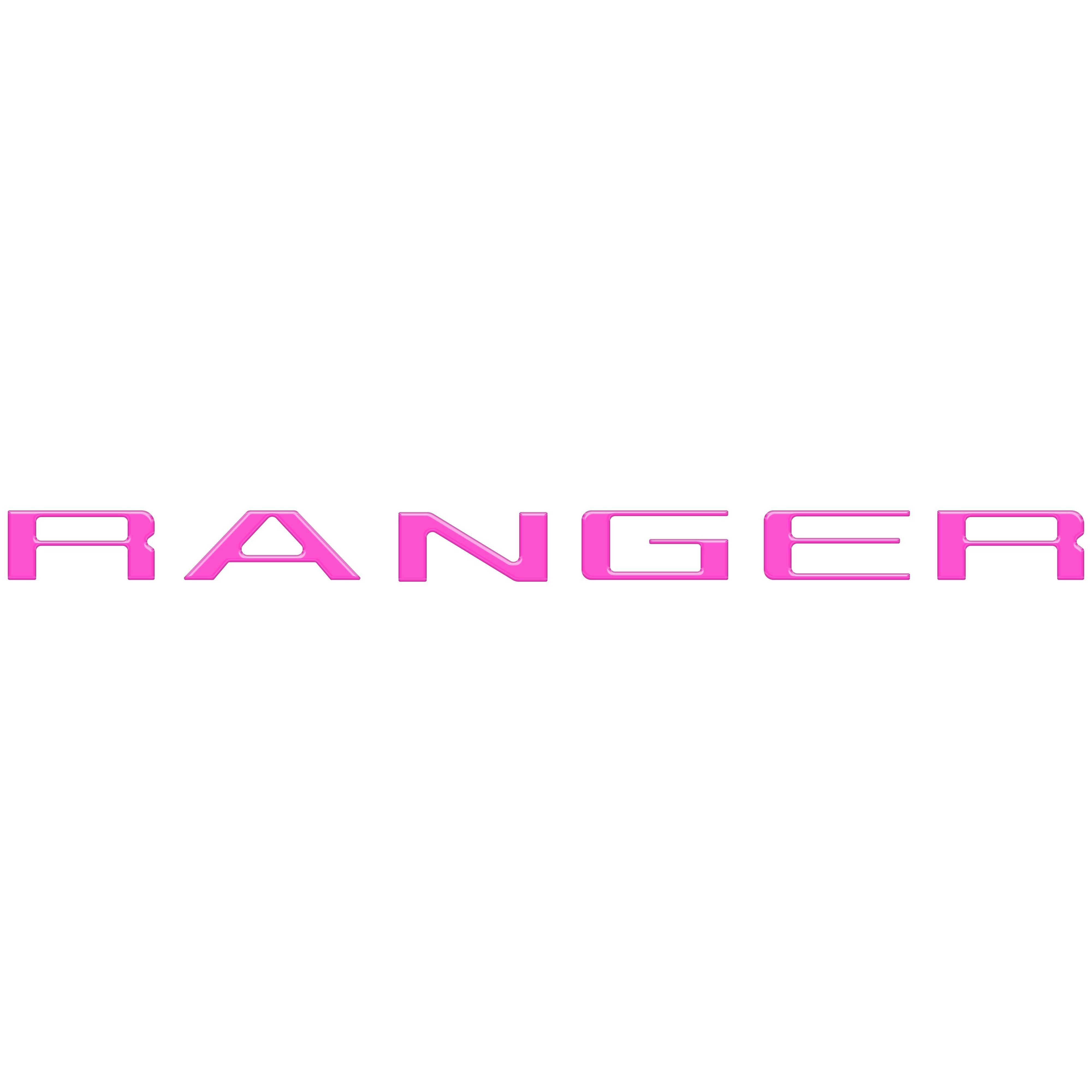 Tailgate Letter Inserts Fits 2019-2023 Ford Ranger